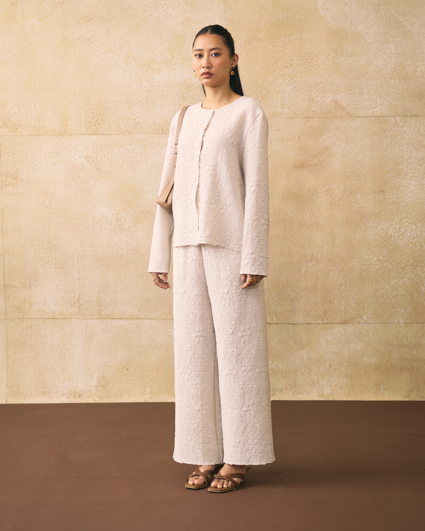 IVORY GANNI COORD SET