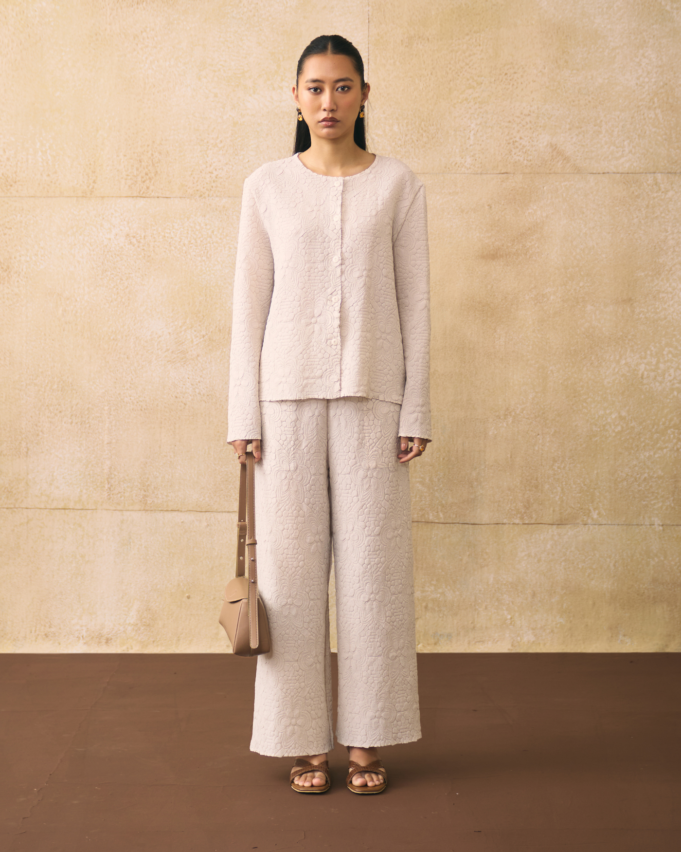 IVORY GANNI COORD SET