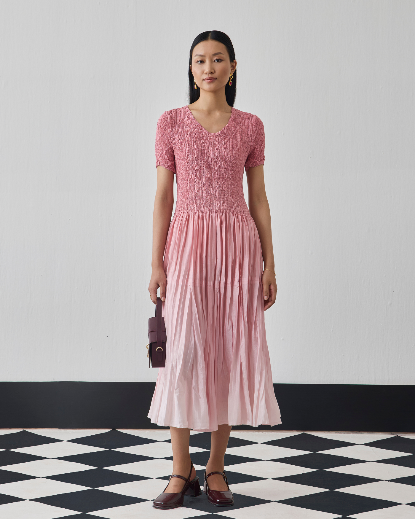 PINK ALENA DRESS