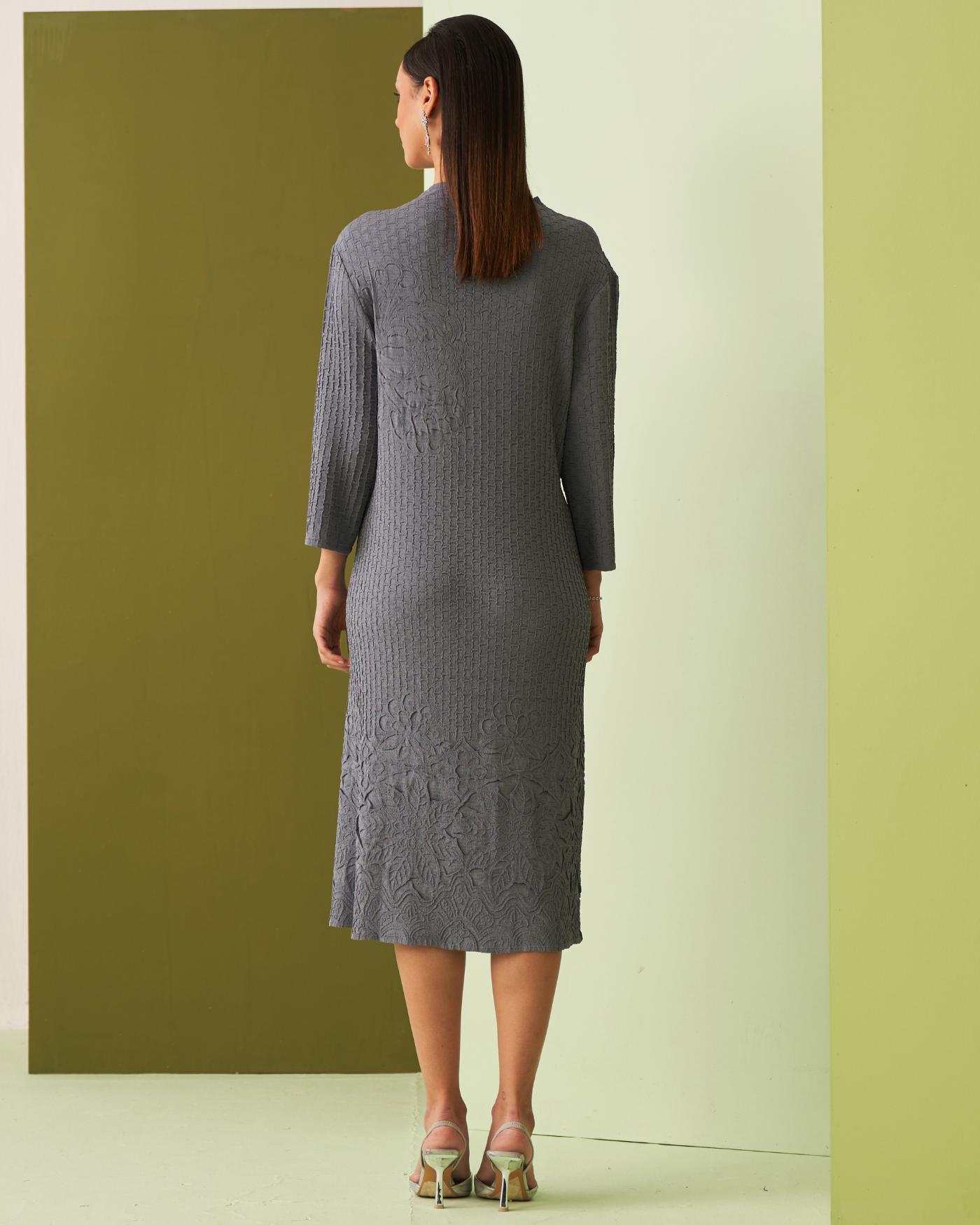 GREY LIDO DRESS