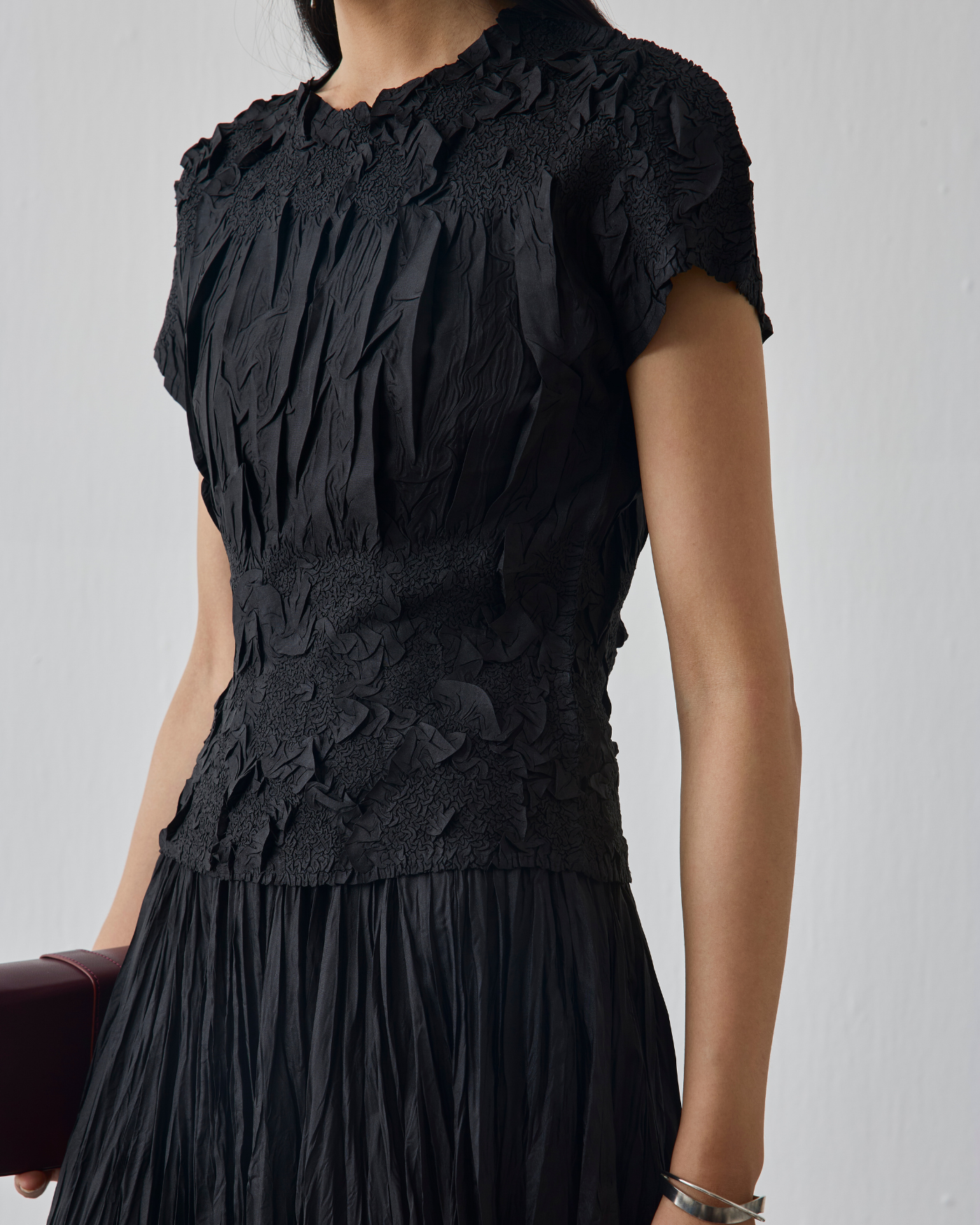 BLACK NILU SKIRT SET