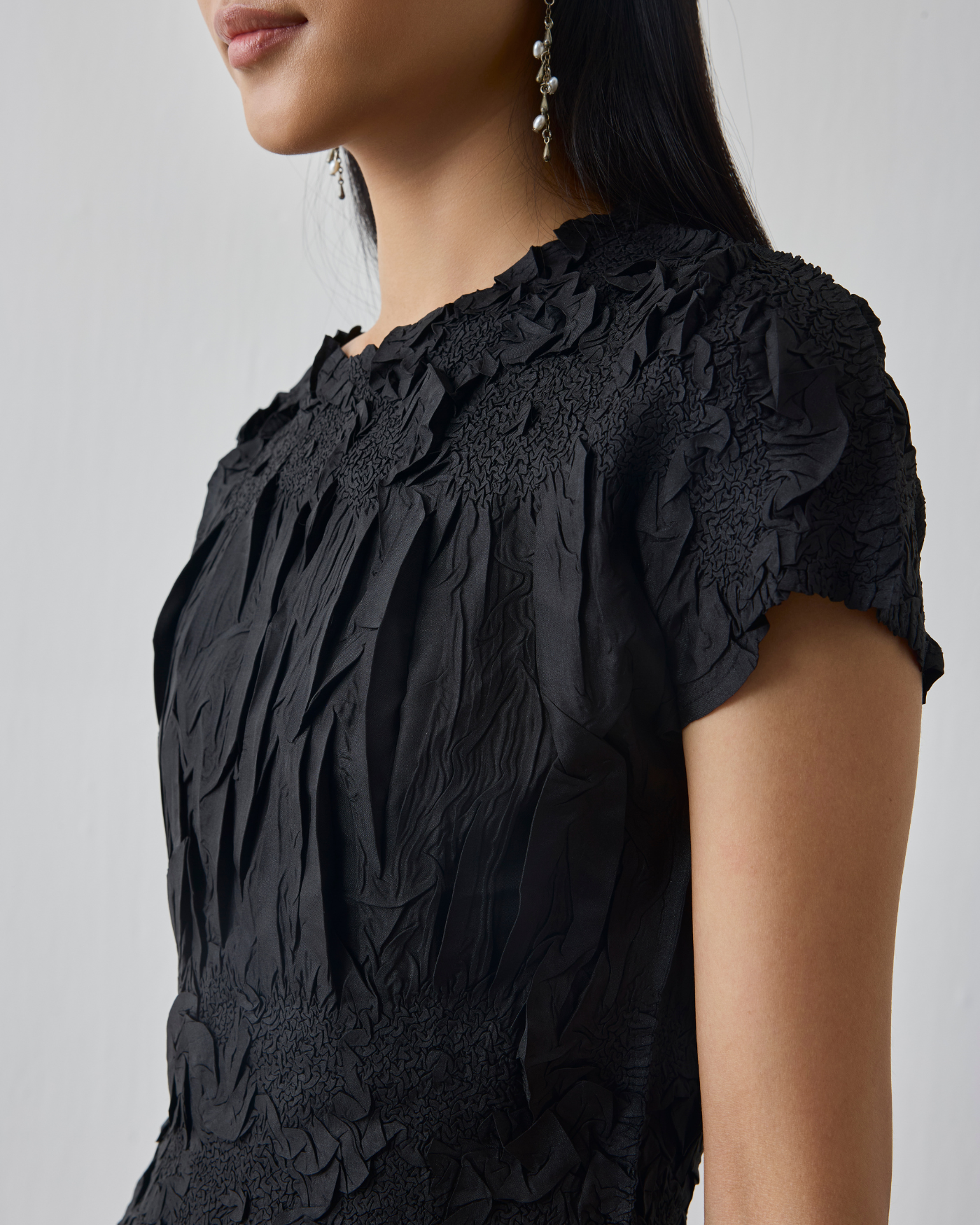 BLACK NILU SKIRT SET