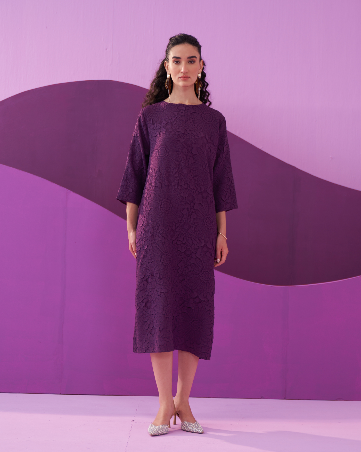 PURPLE CAMPANIA DRESS