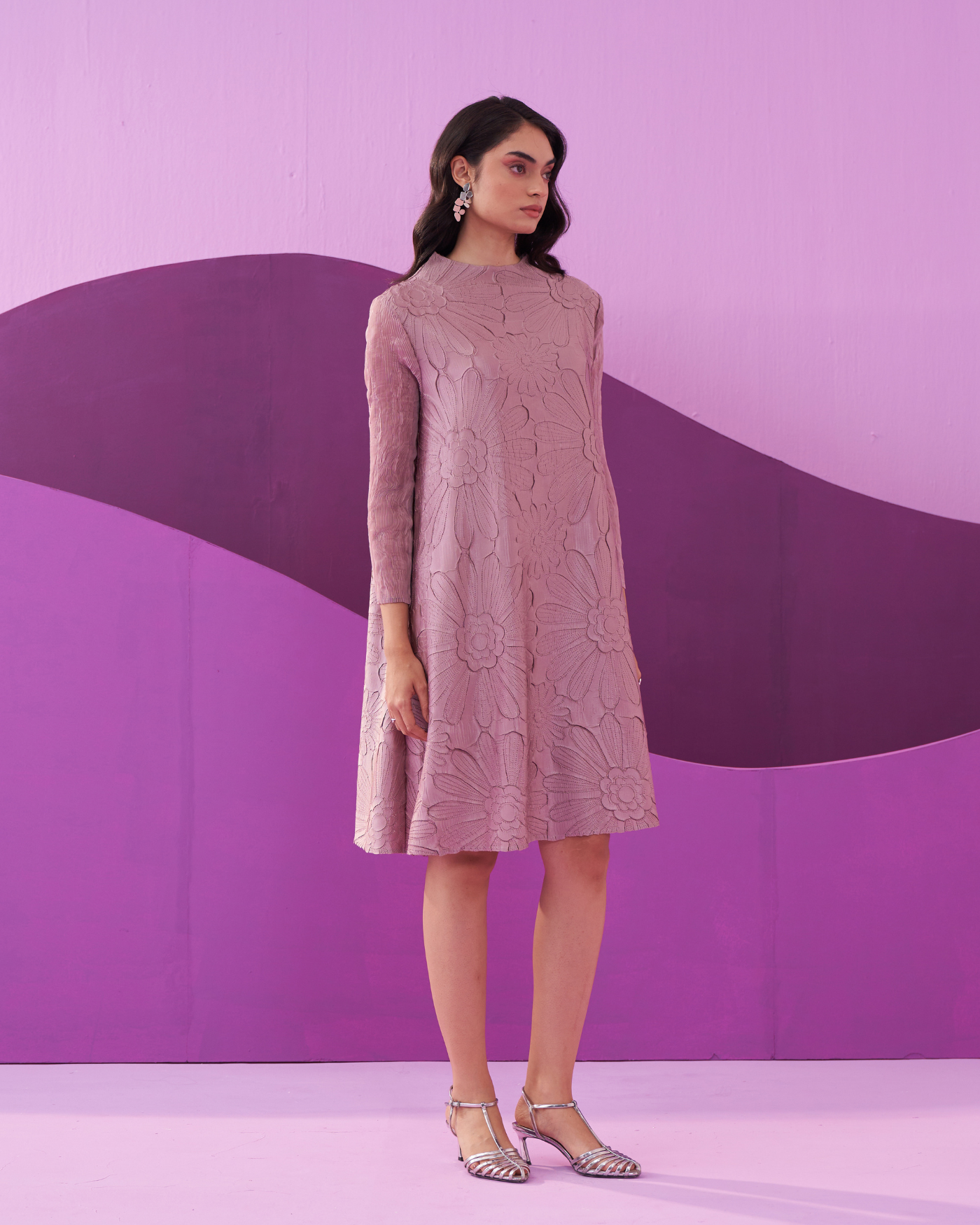 MAUVE MANILA DRESS