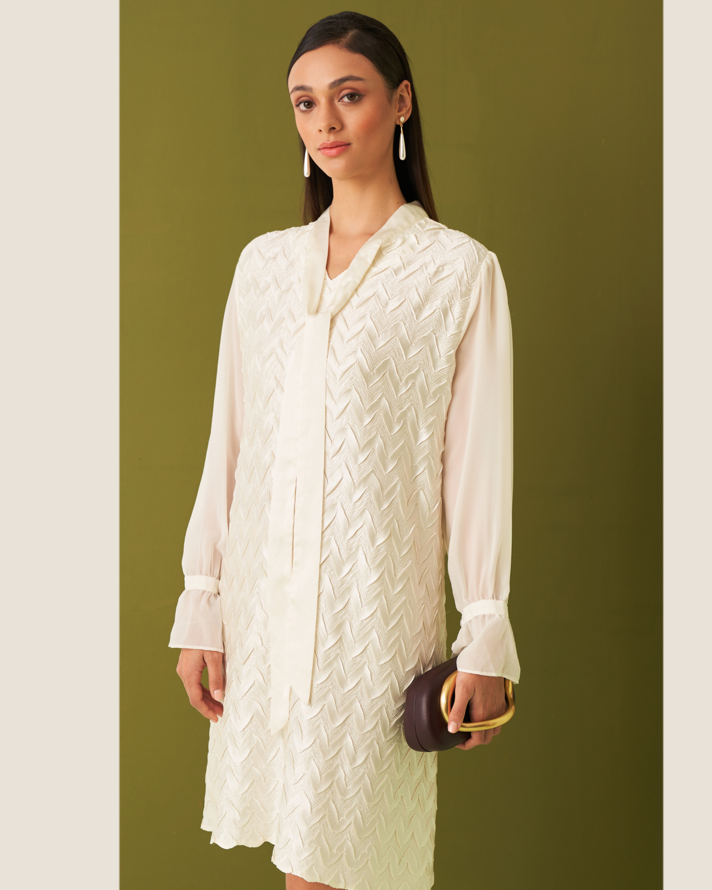 WHITE NEW HAVANA DRESS