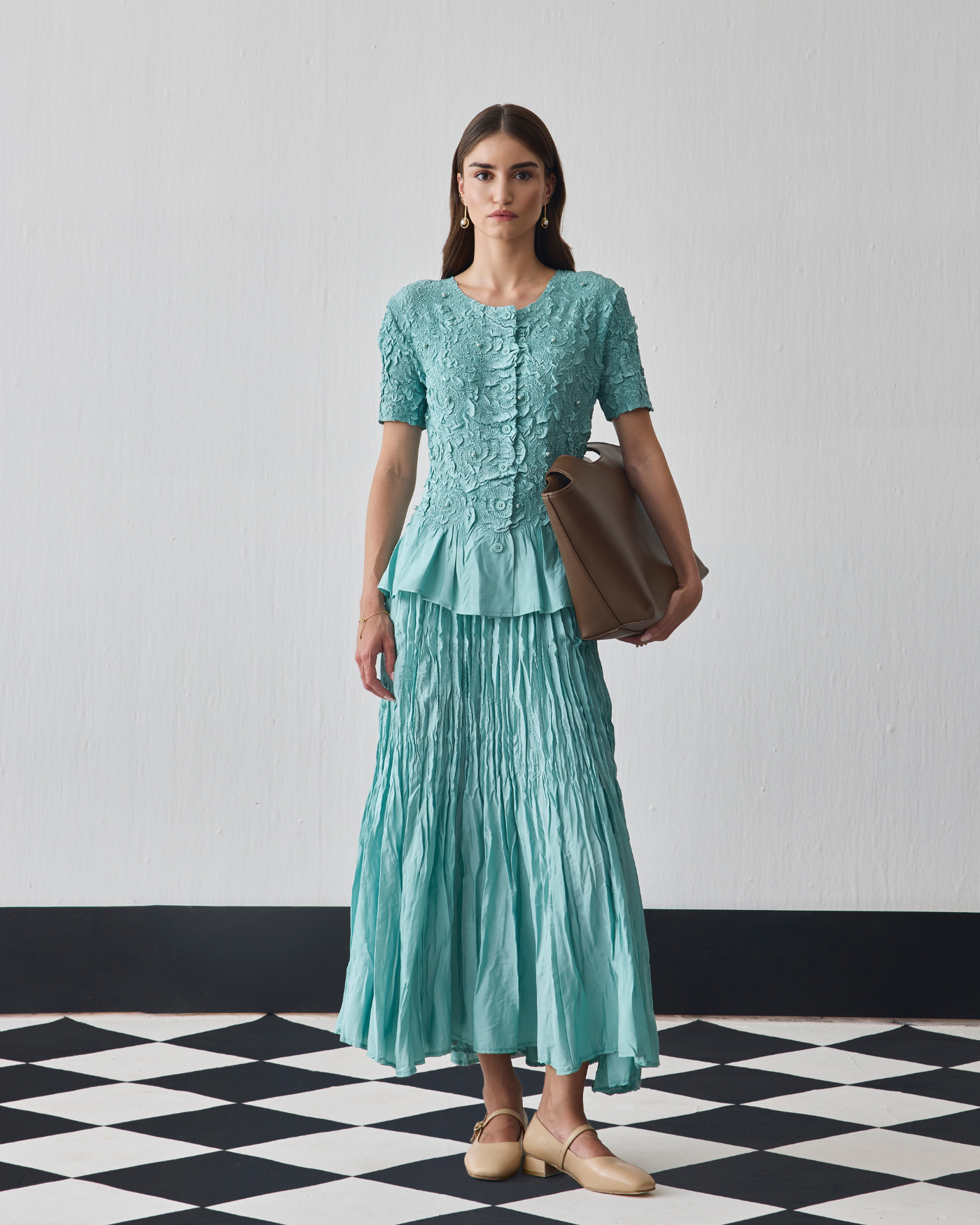 MINT GREEN NOREN SKIRT SET
