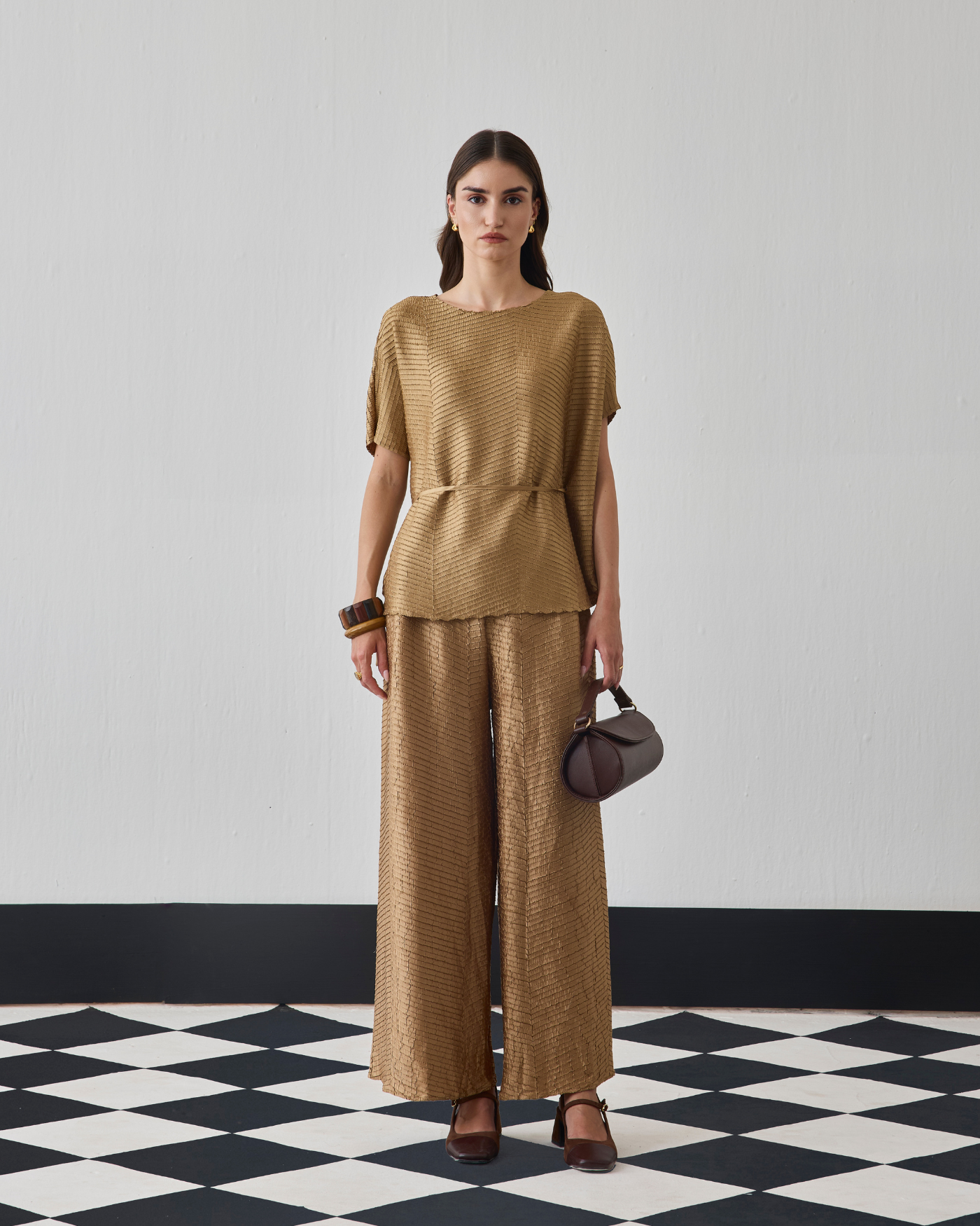 BEIGE ANOK COORD SET
