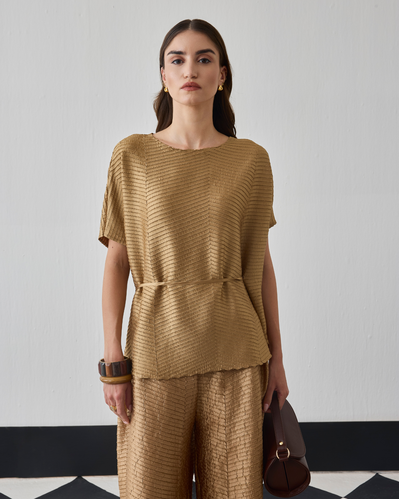 BEIGE ANOK COORD SET