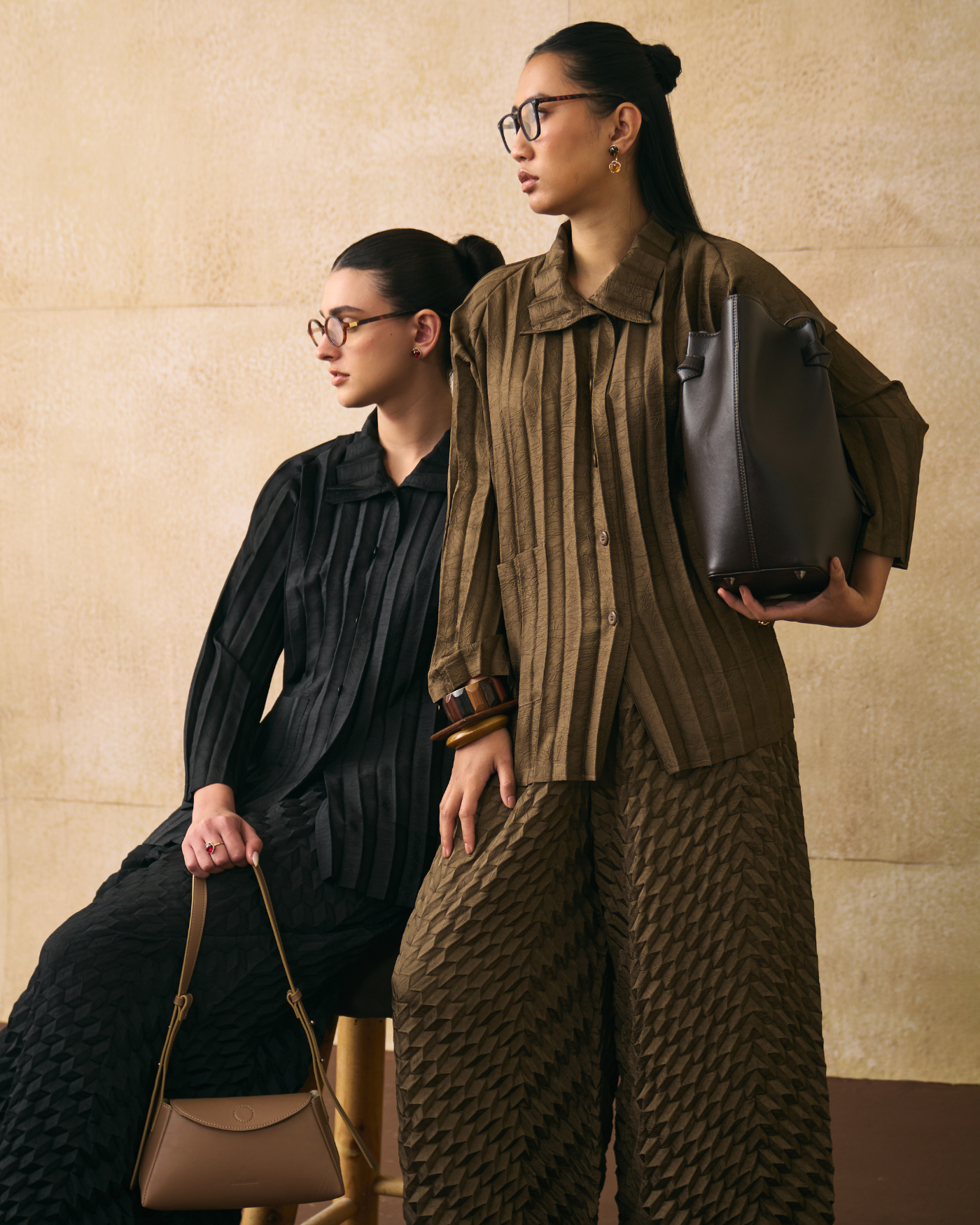 BLACK ANATONI COORD SET