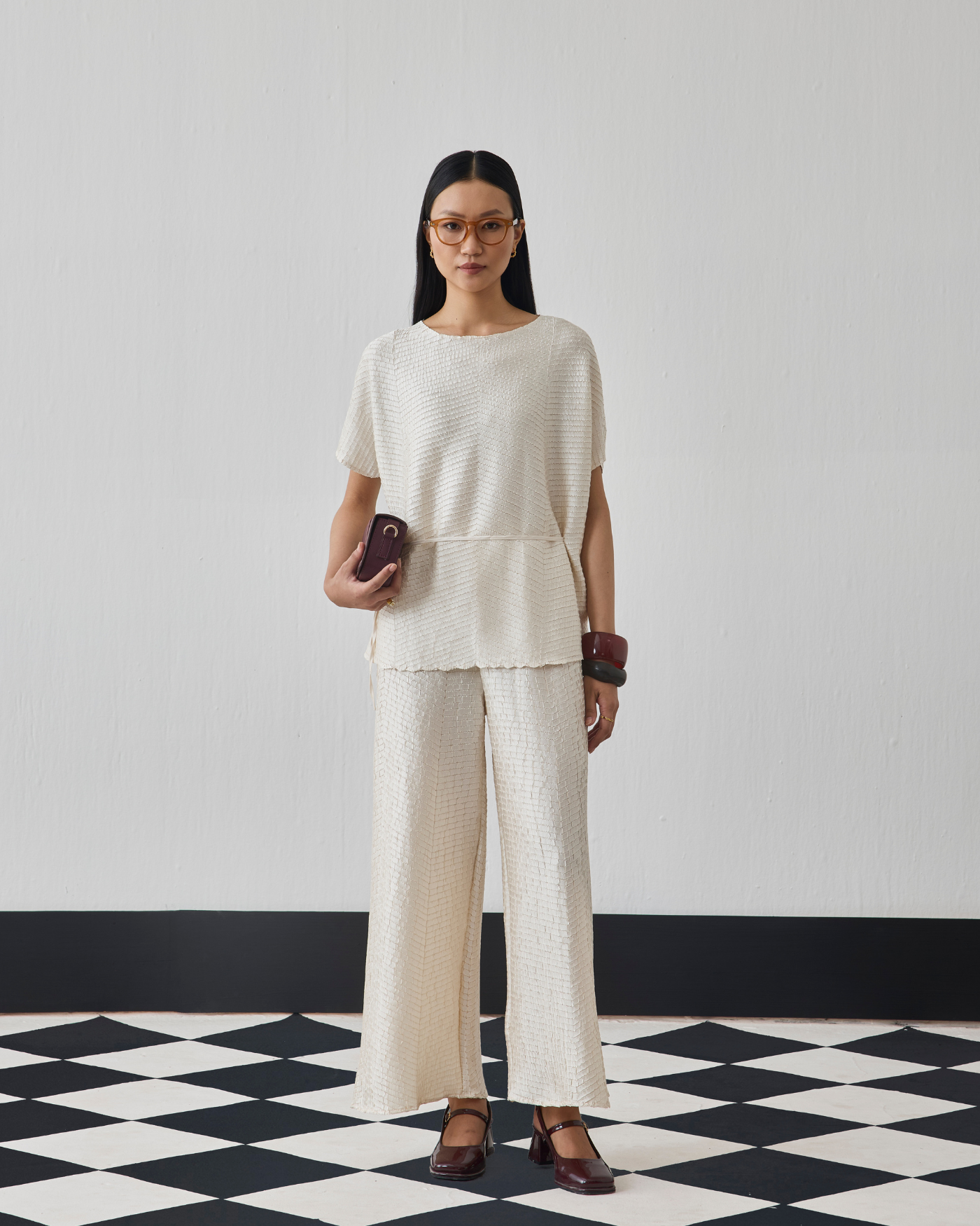 IVORY ANOK COORD SET