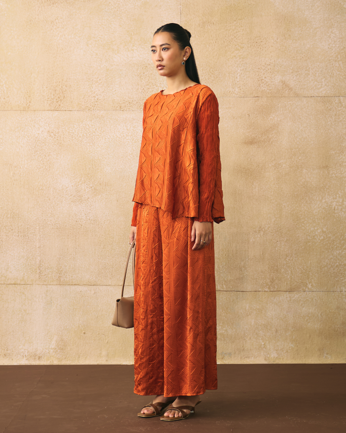 ORANGE ELINA COORD SET