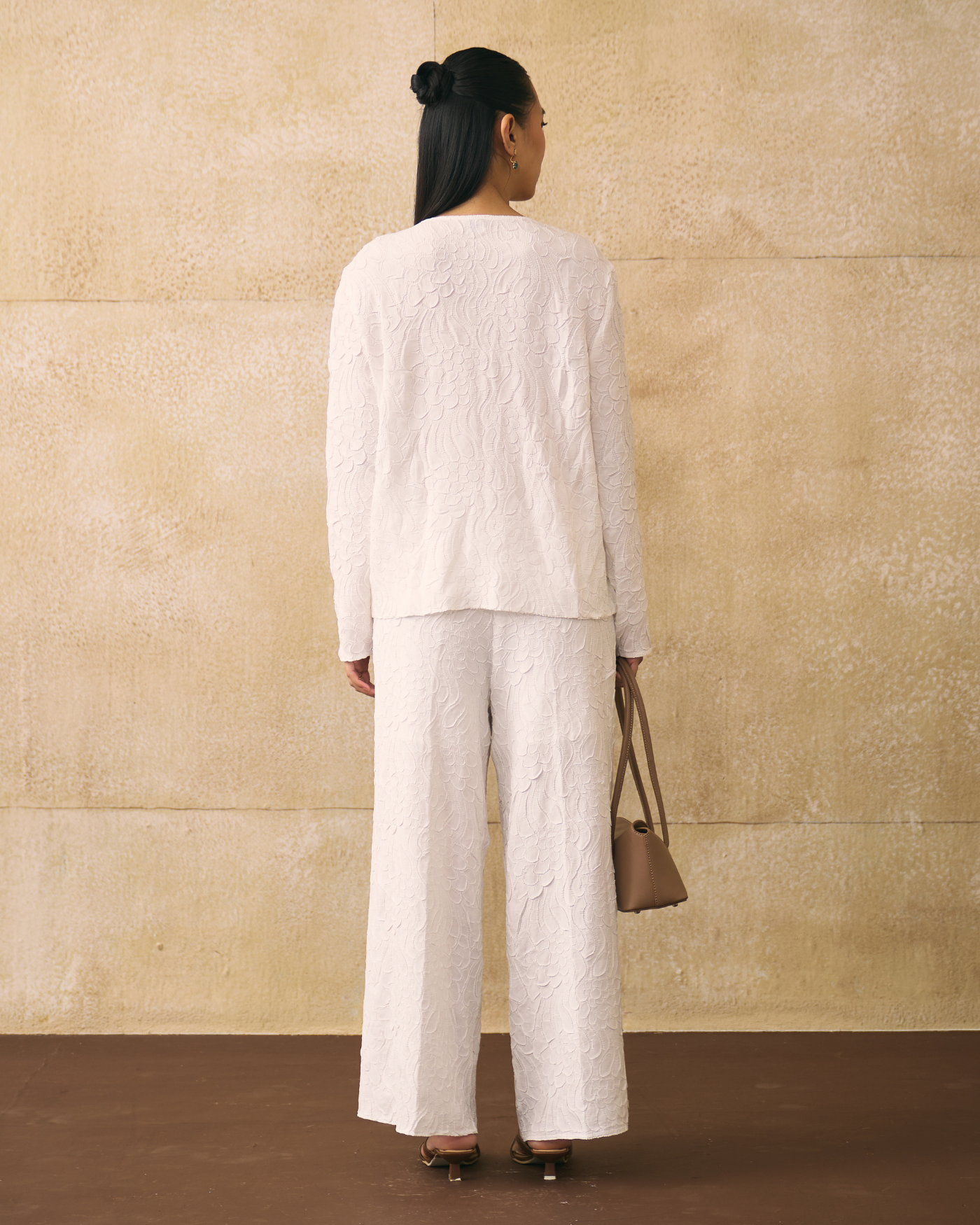 WHITE ELNIA COORD SET