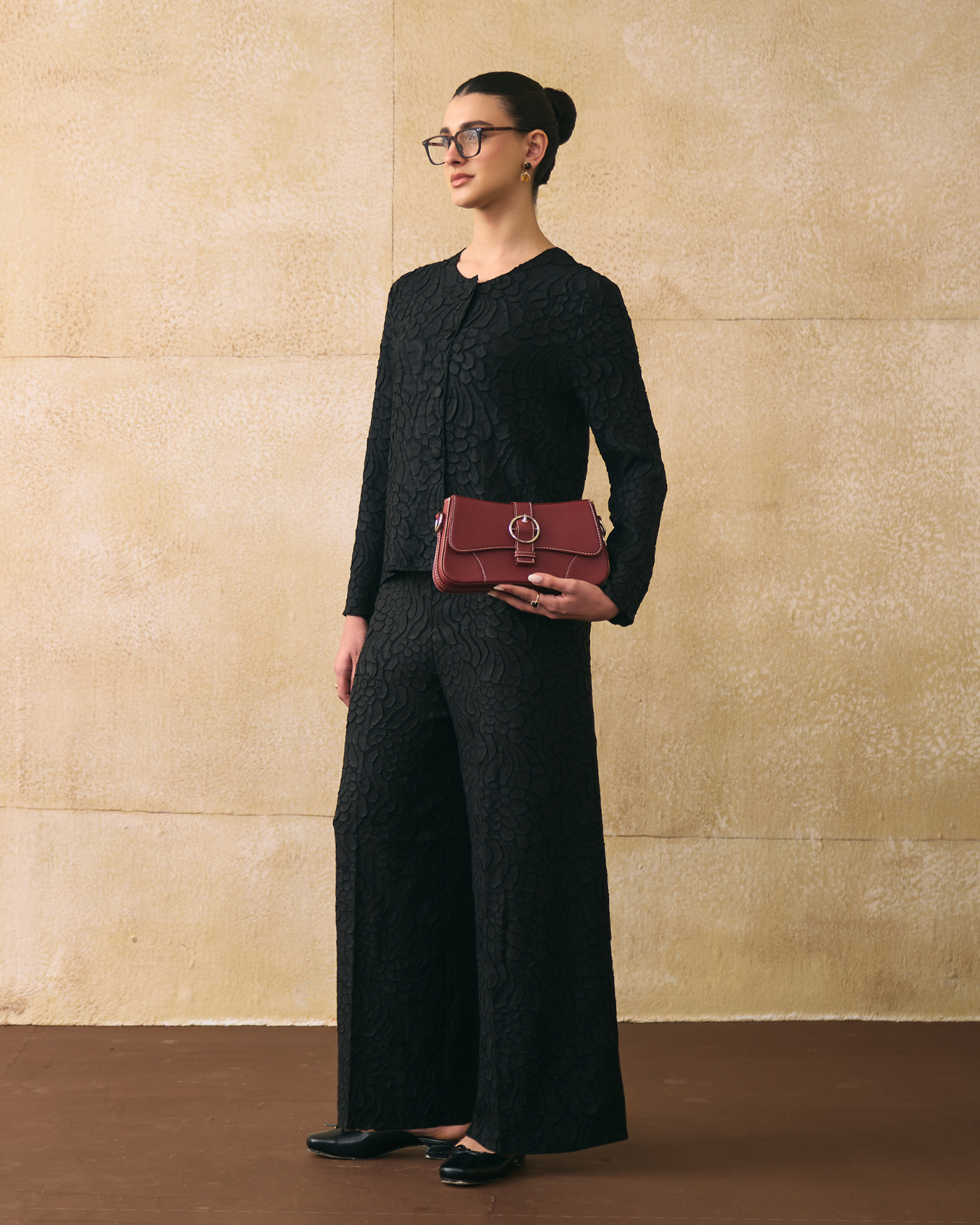 BLACK ELNIA COORD SET