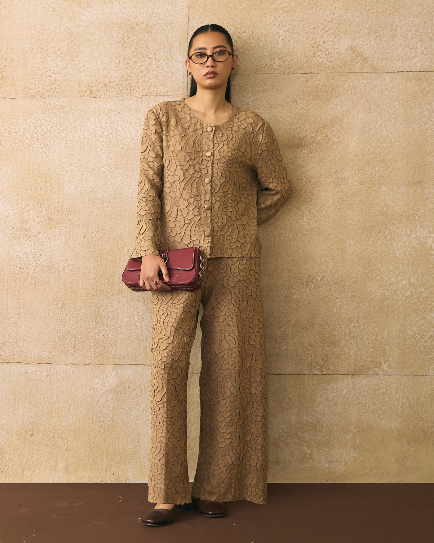 BEIGE ELNIA COORD SET