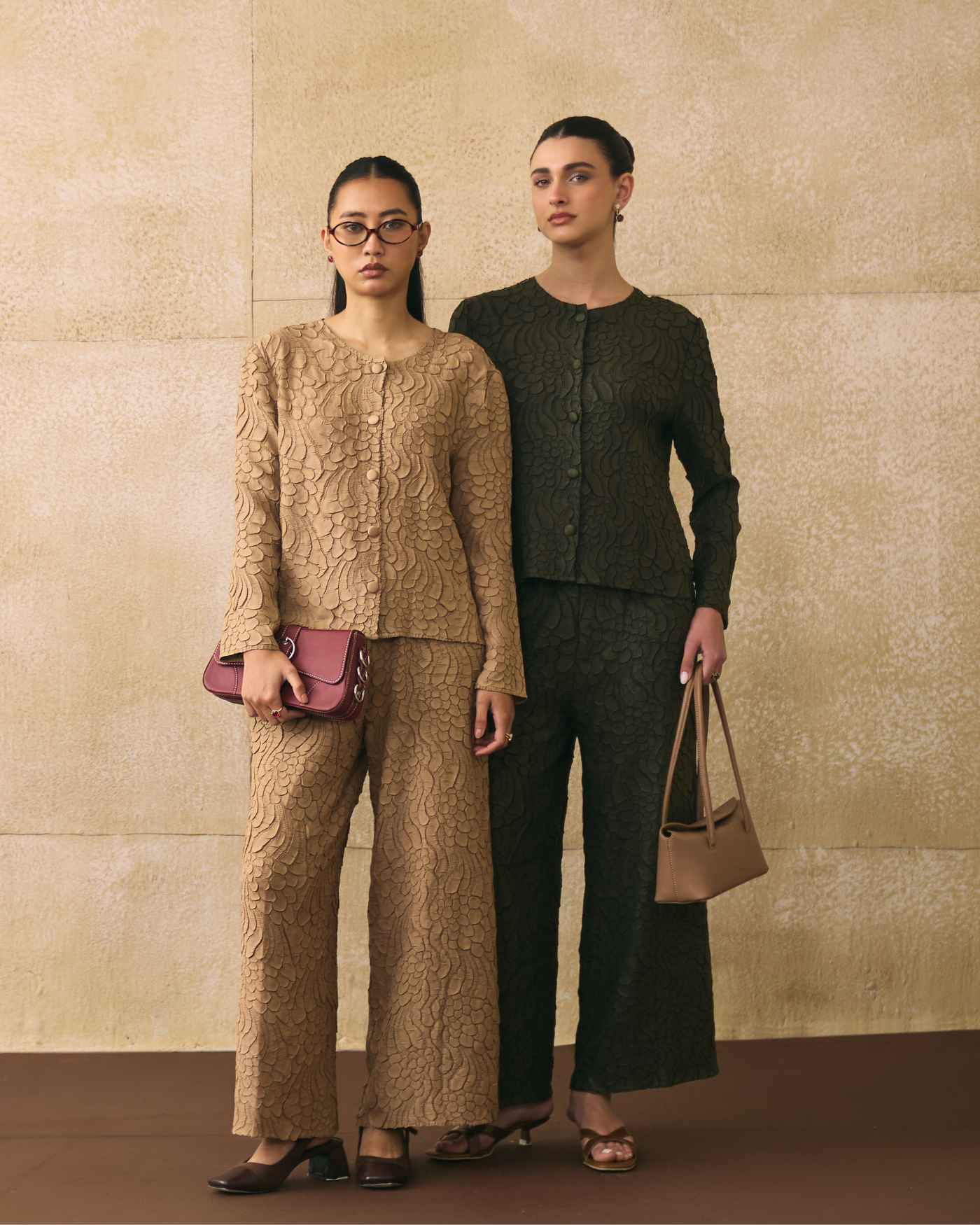 MILITARY GREEN ELNIA COORD SET