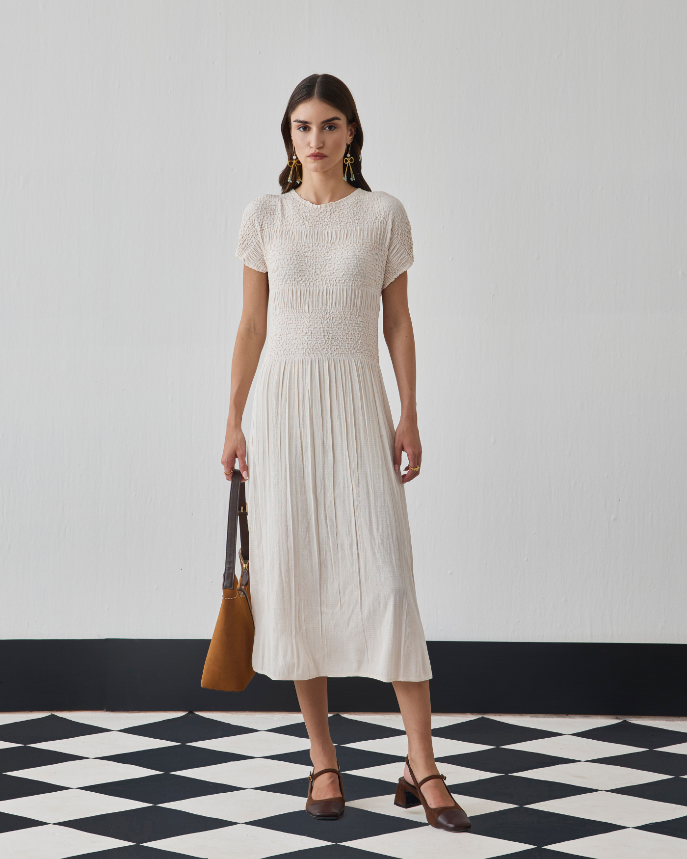 IVORY GISEL DRESS