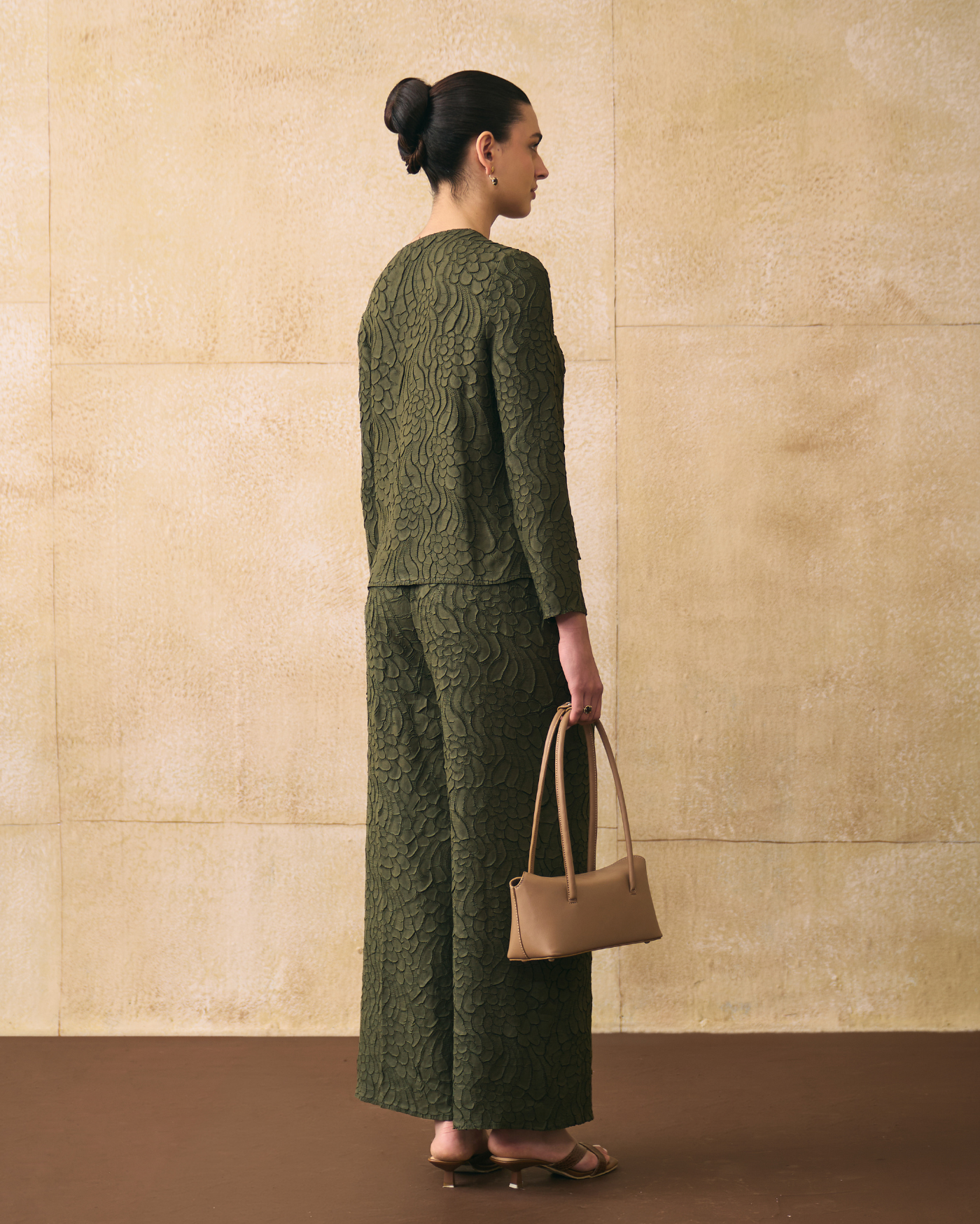 MILITARY GREEN ELNIA COORD SET