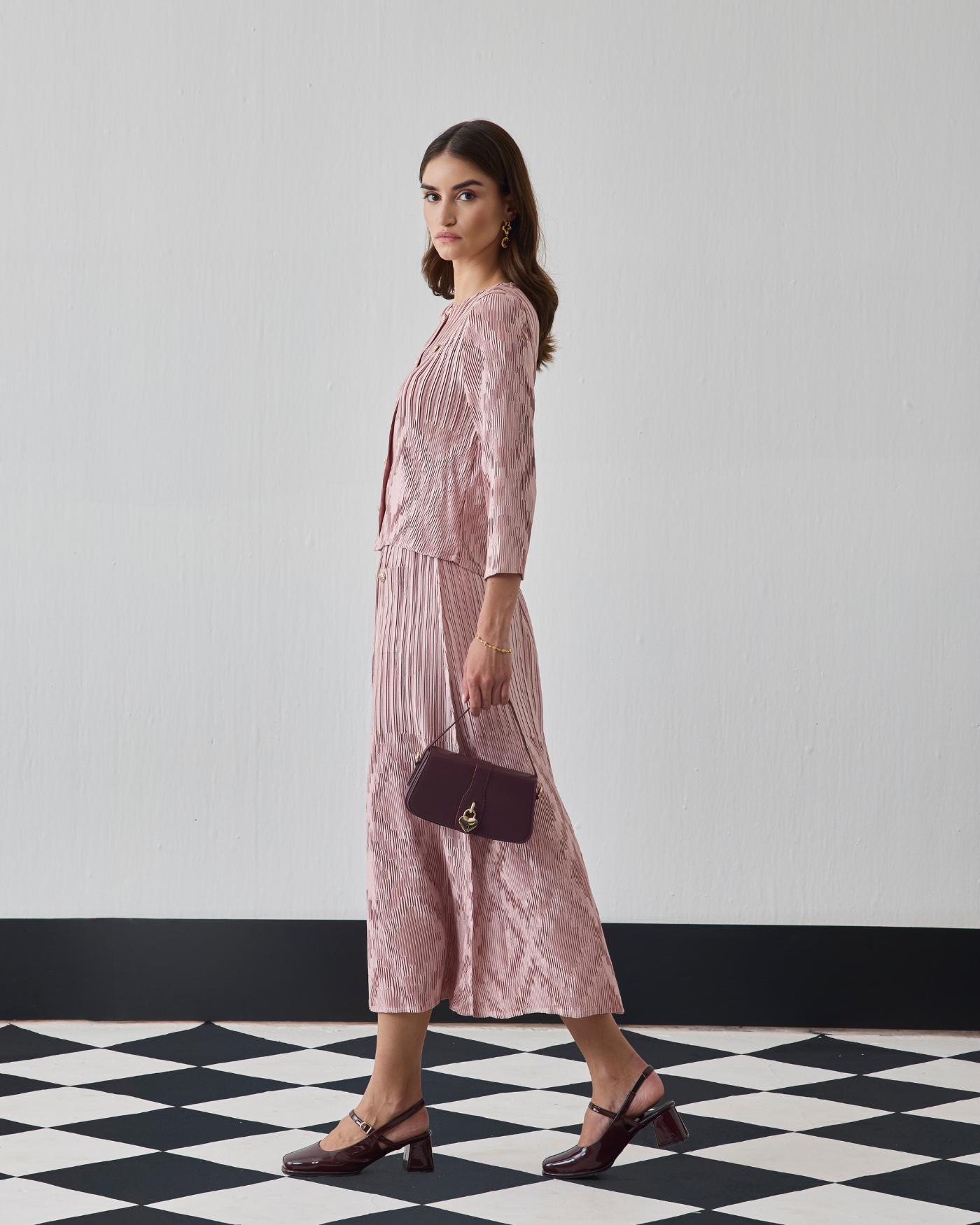 NUDE AMBERY SKIRT SET