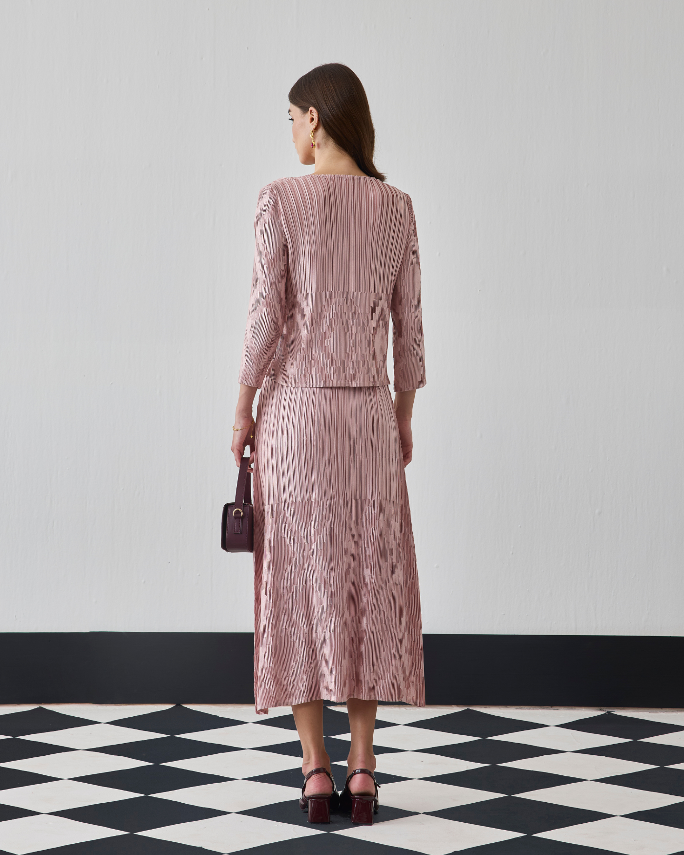 NUDE AMBERY SKIRT SET