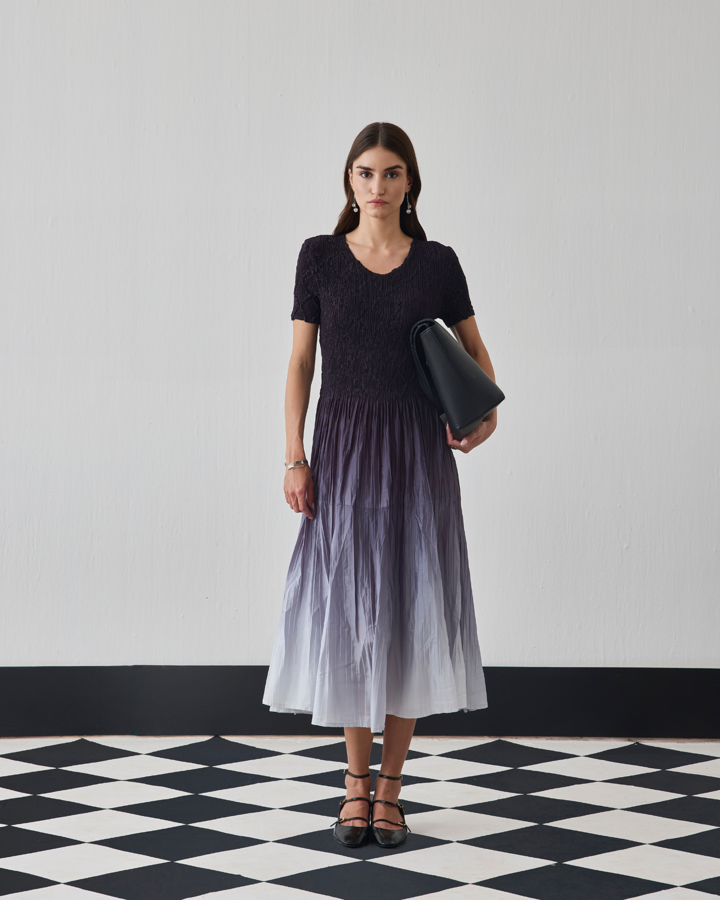 BLACK ALENA DRESS