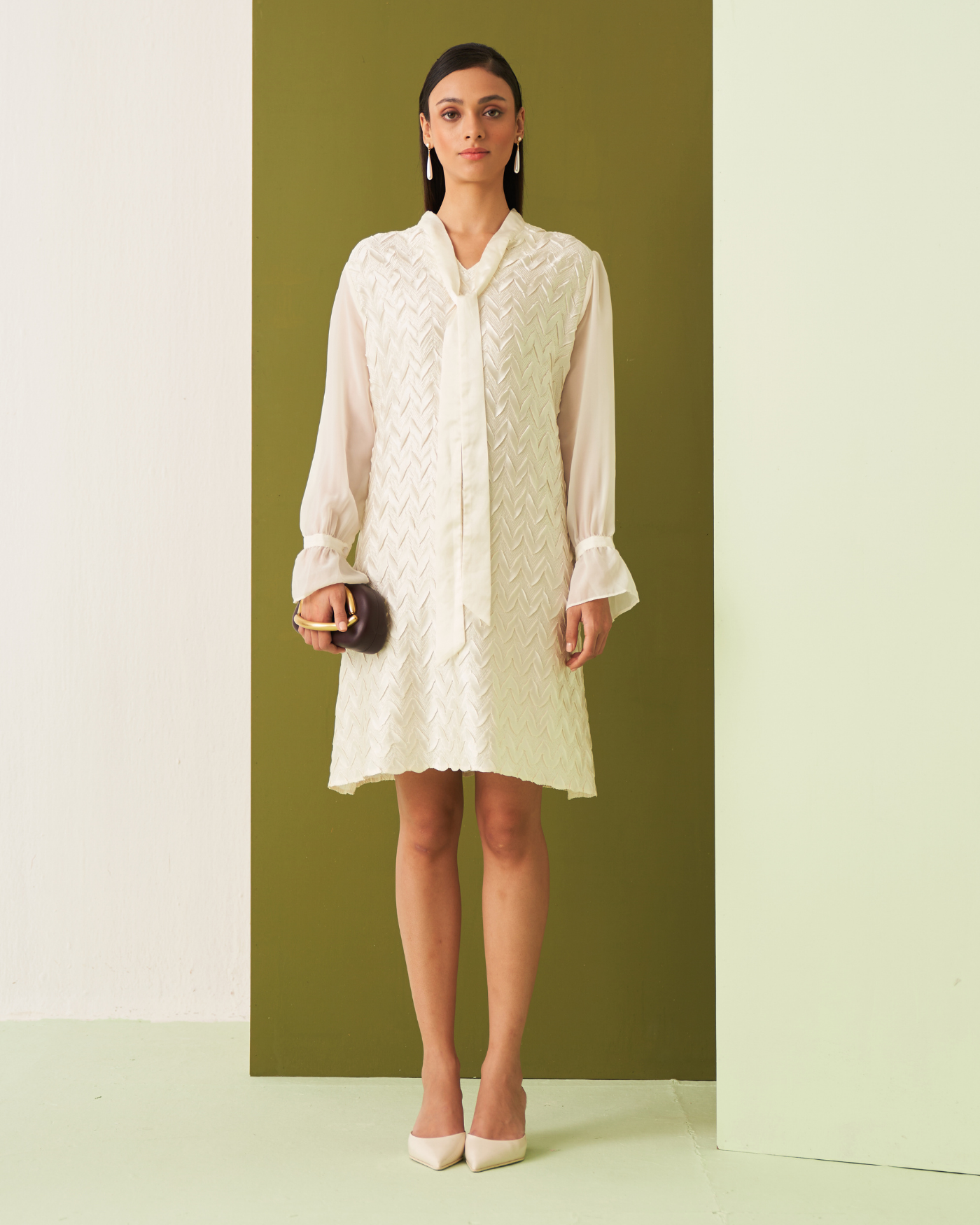 WHITE NEW HAVANA DRESS