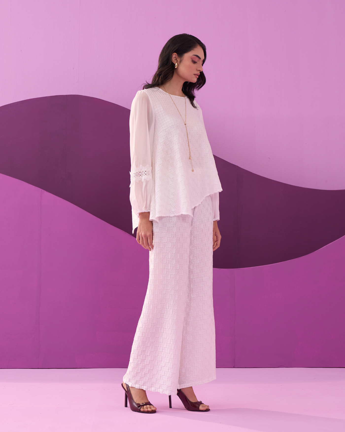 WHITE ALEXA COORD SET