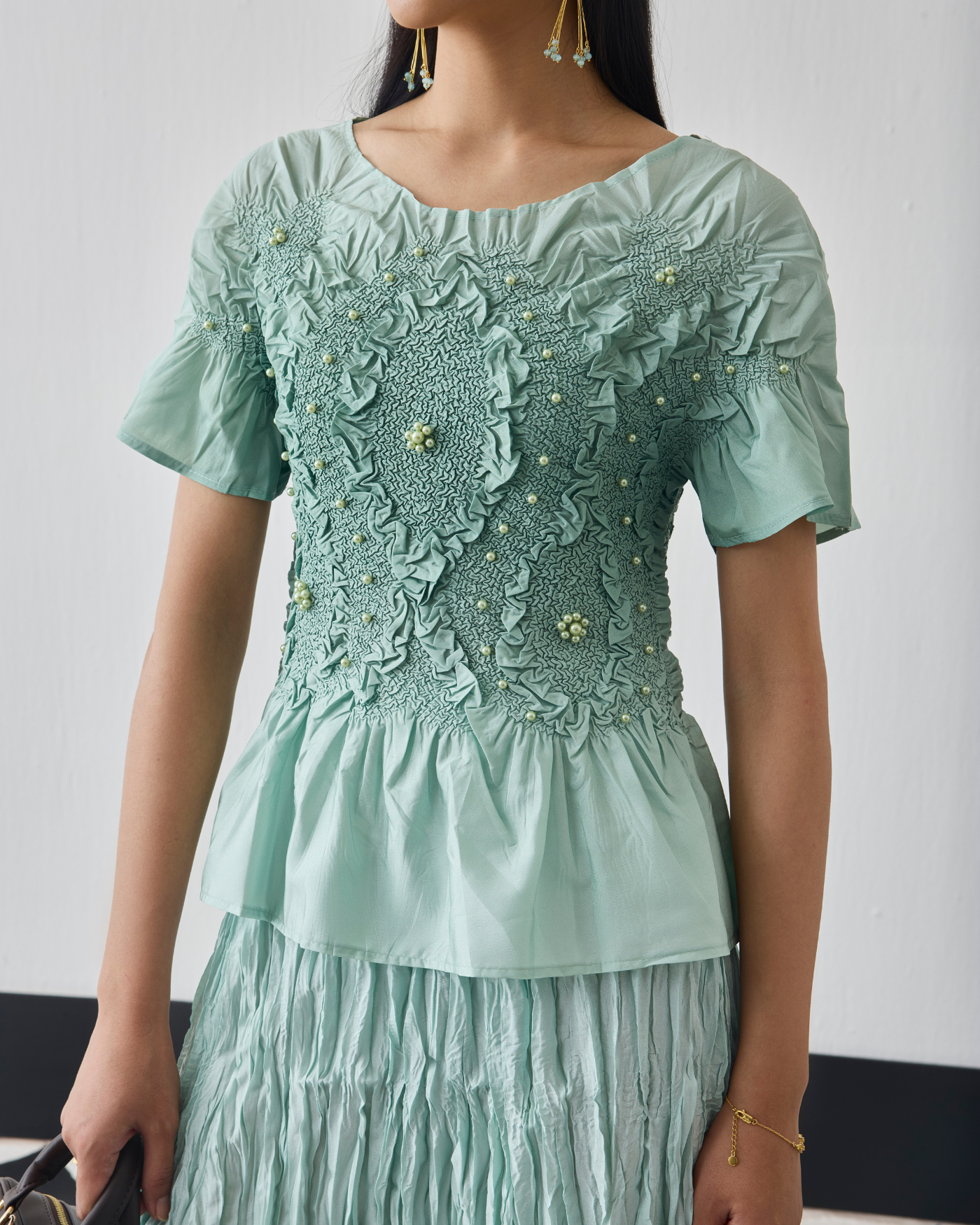 MINT GREEN CHER SKIRT SET