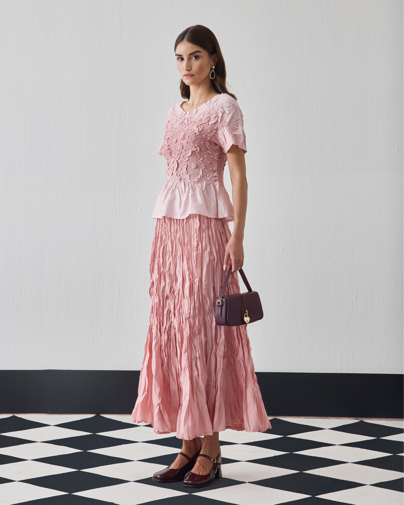 NUDE CHER SKIRT SET