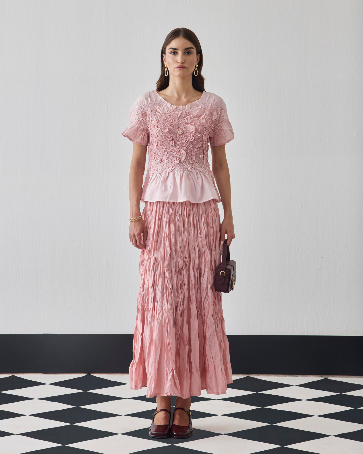 NUDE CHER SKIRT SET