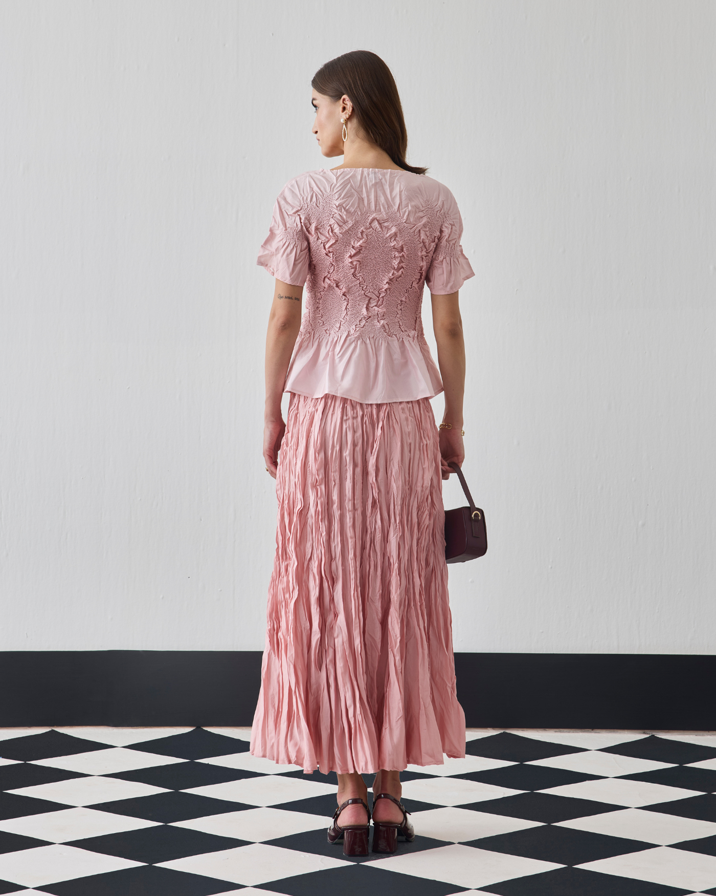 NUDE CHER SKIRT SET