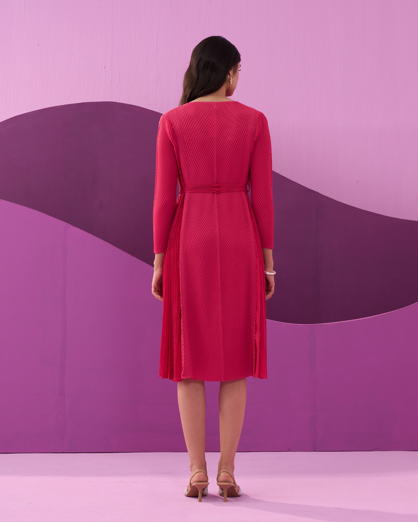 FUSCIA ANGNY DRESS
