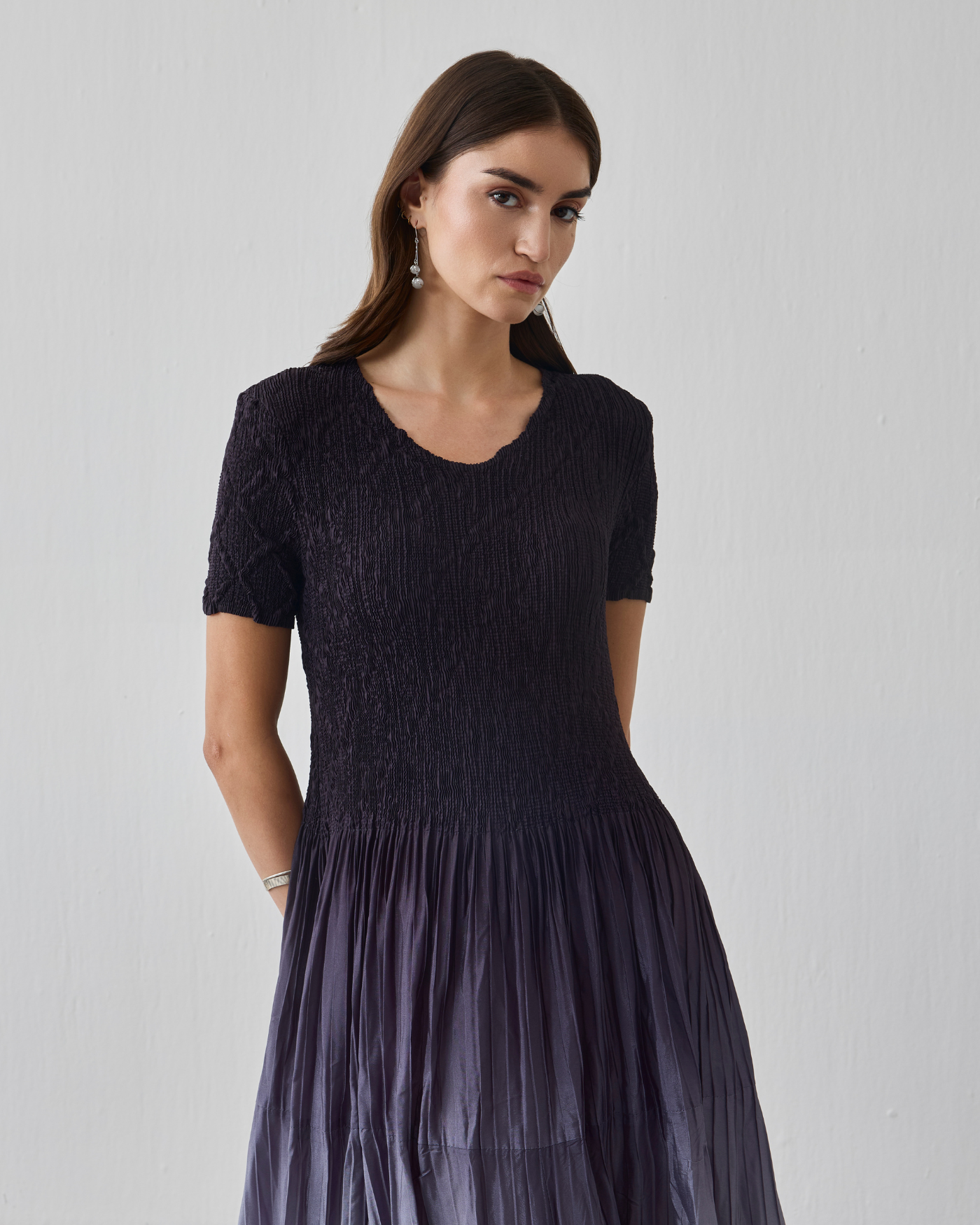 BLACK ALENA DRESS