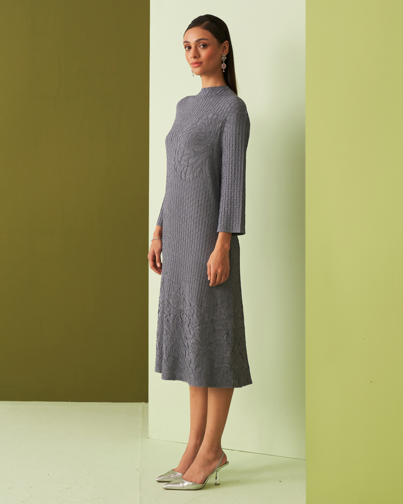 GREY LIDO DRESS