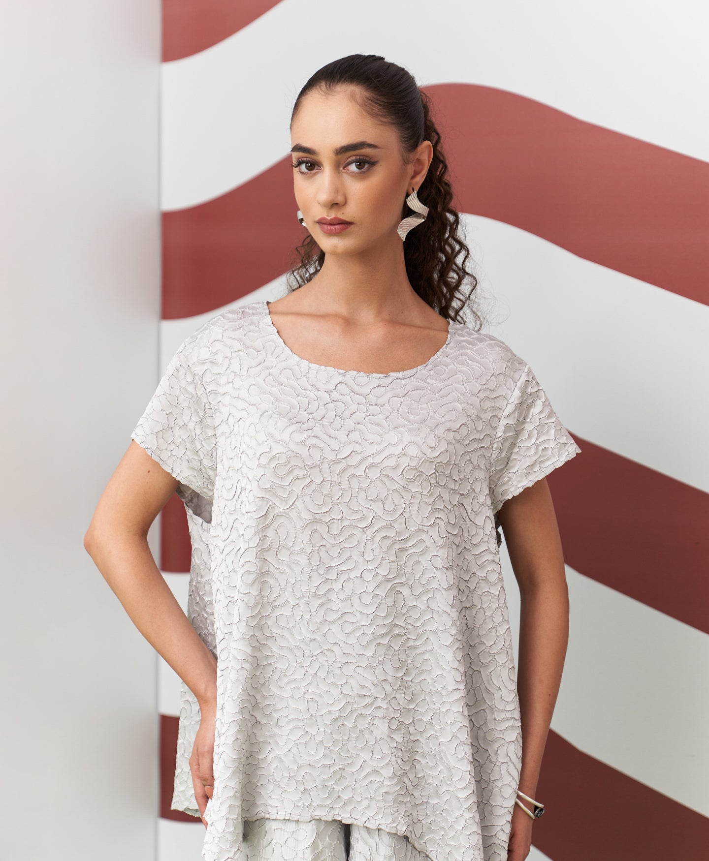 GREY ALUME COORD SET