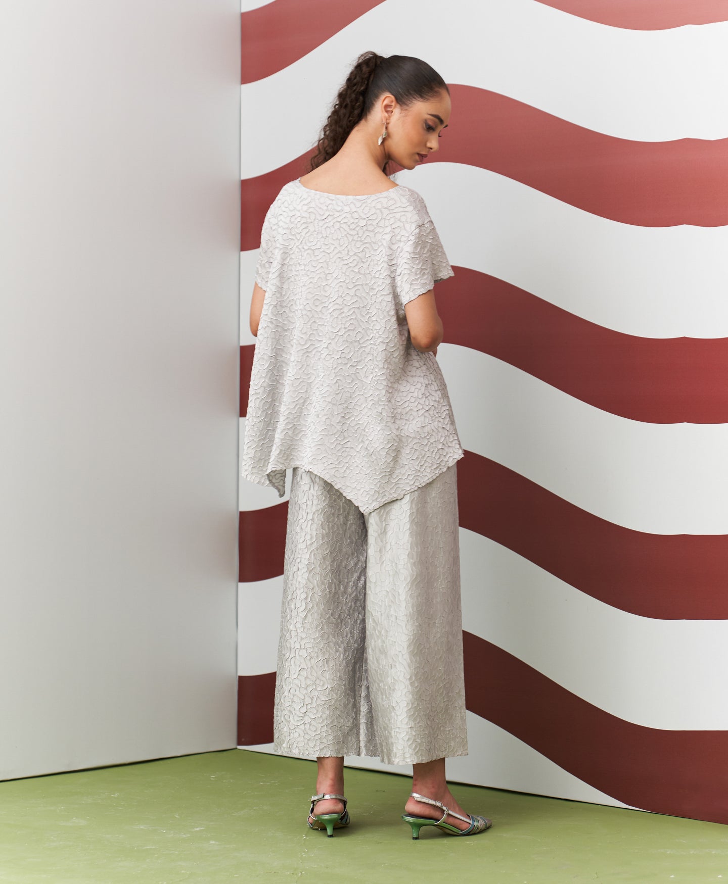 GREY ALUME COORD SET