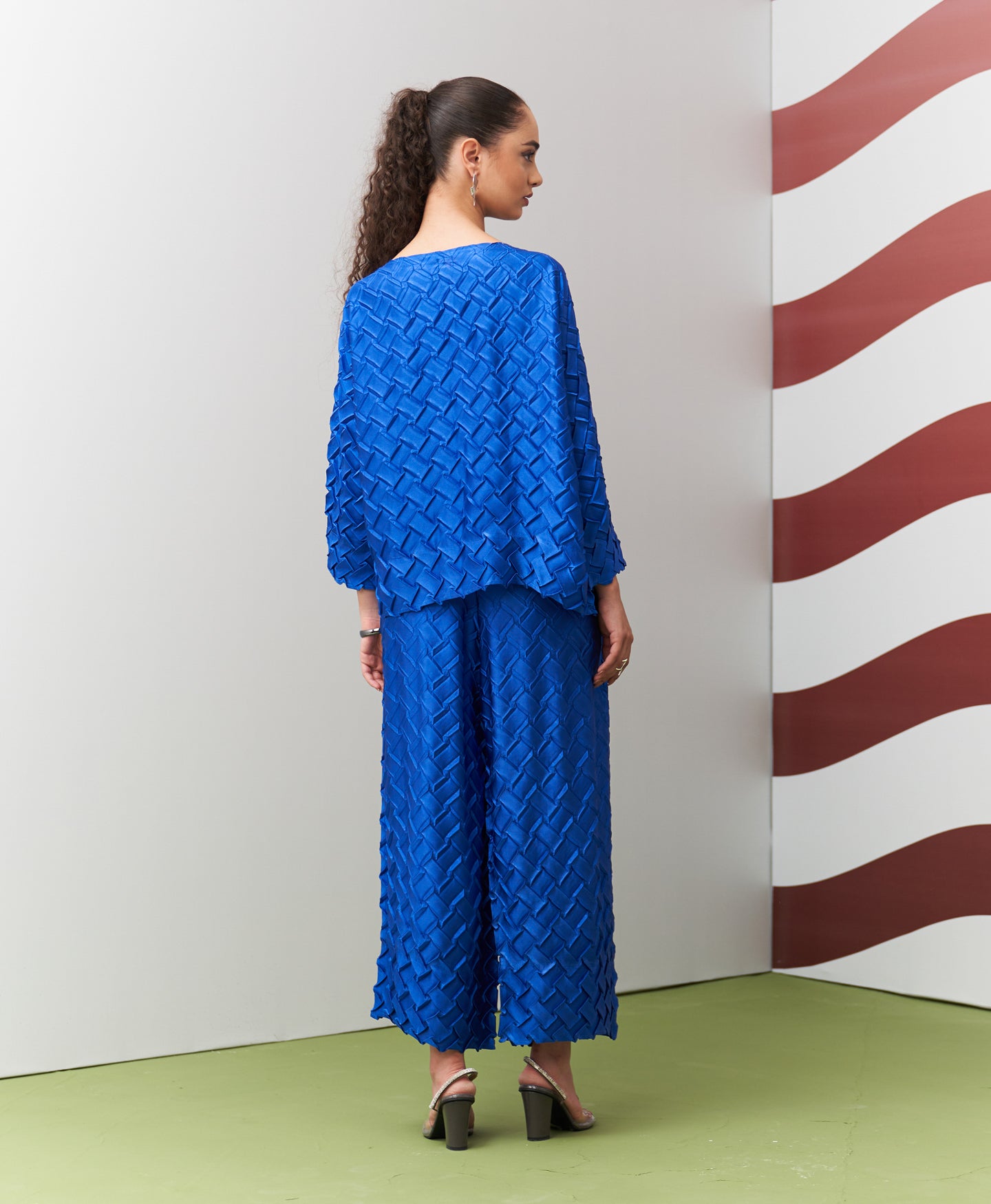 BLUE CHIBAS COORD SET