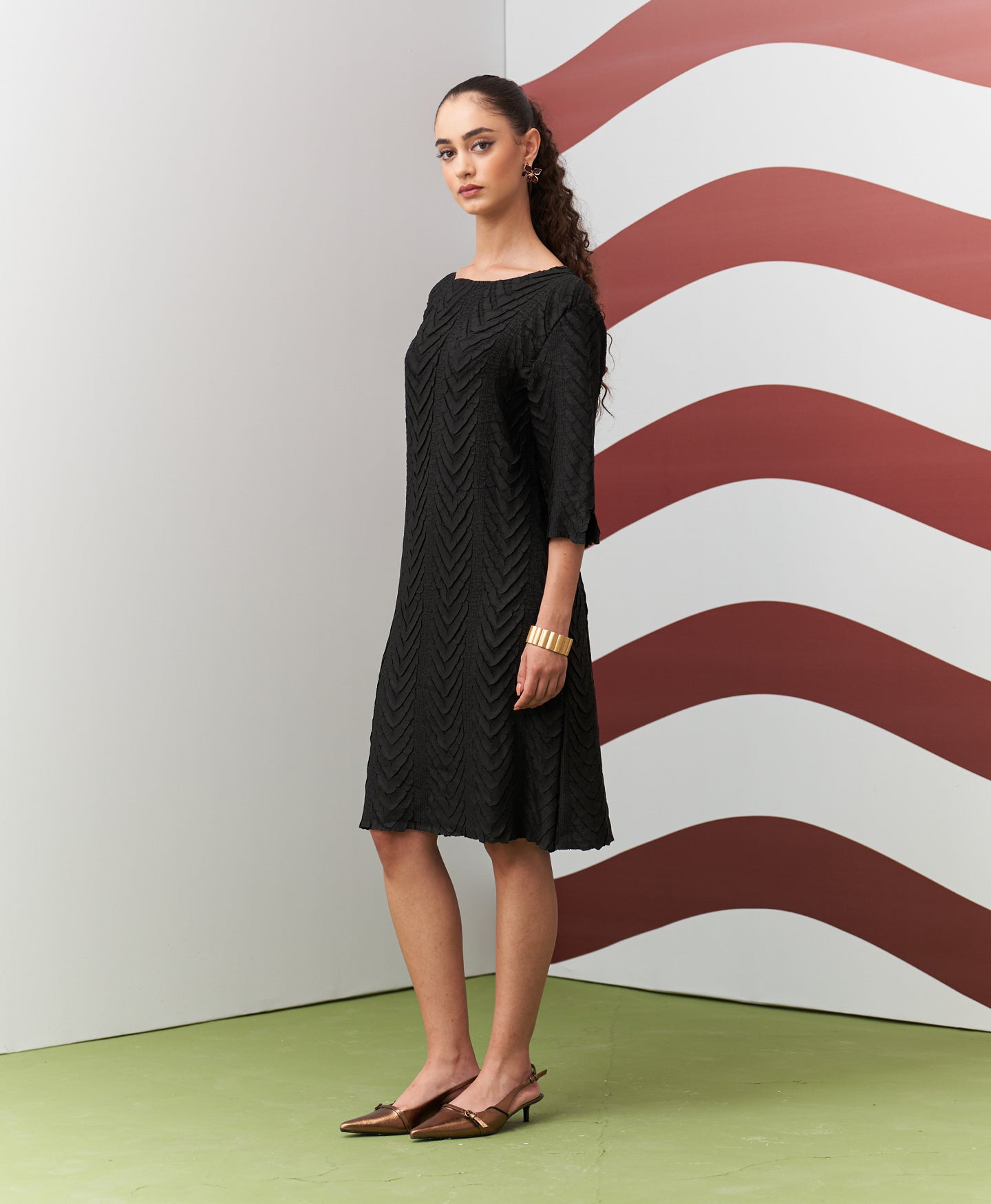 BLACK AVANYA DRESS
