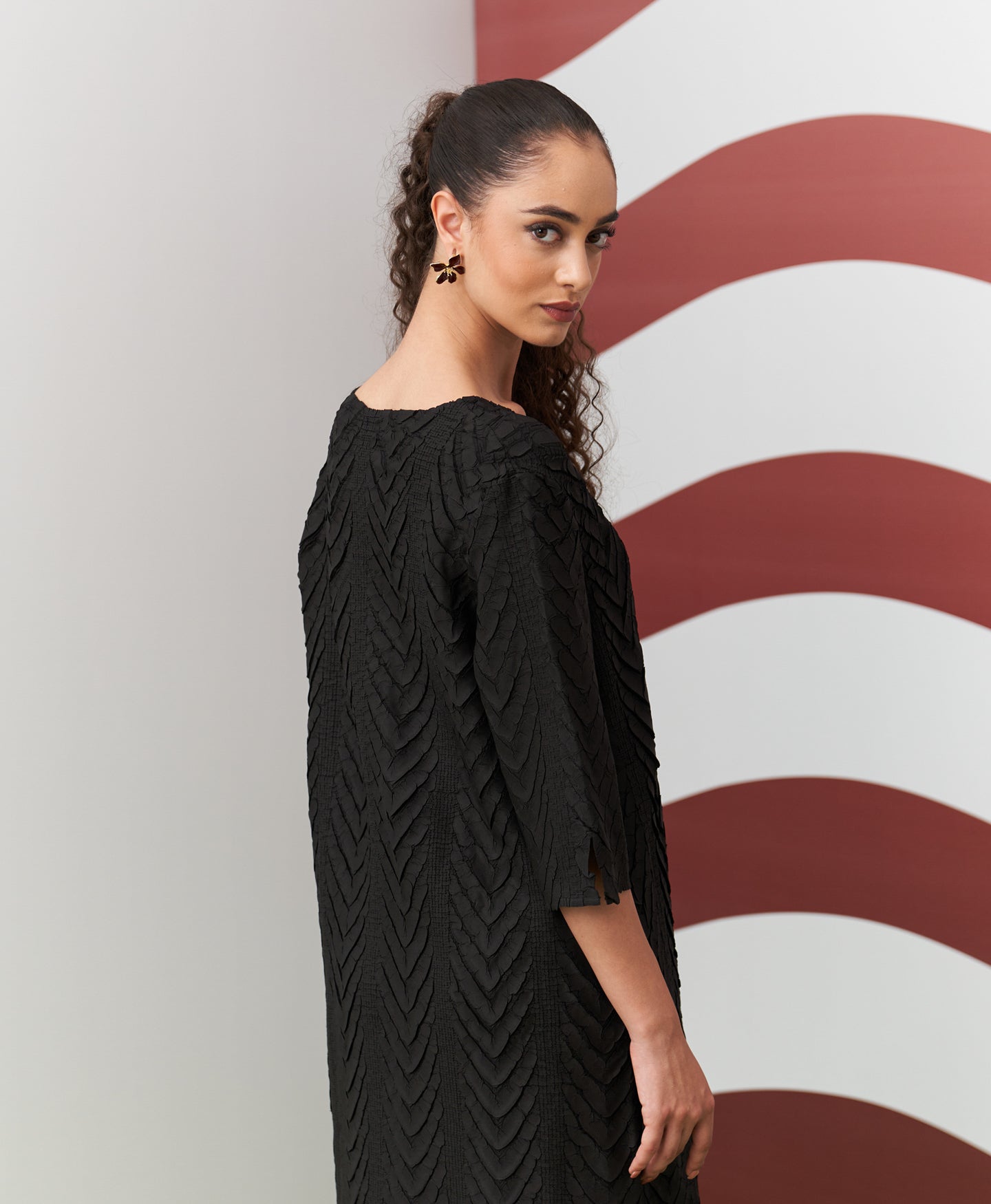 BLACK AVANYA DRESS