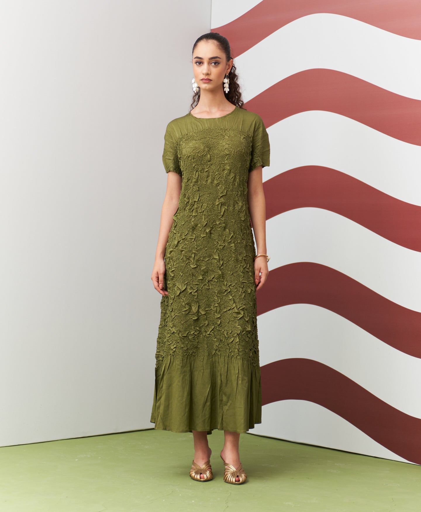 GREEN NAPORI DRESS