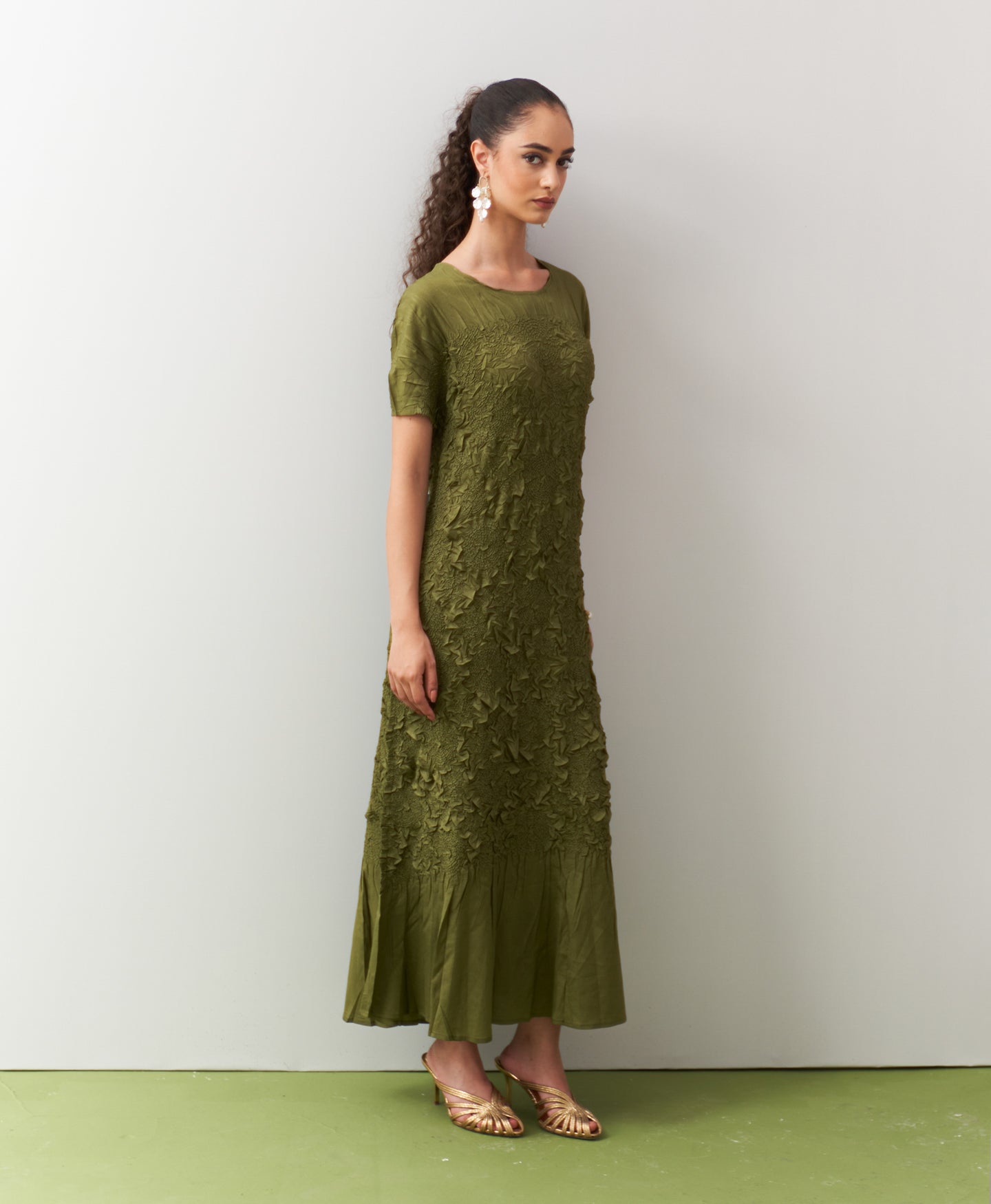 GREEN NAPORI DRESS