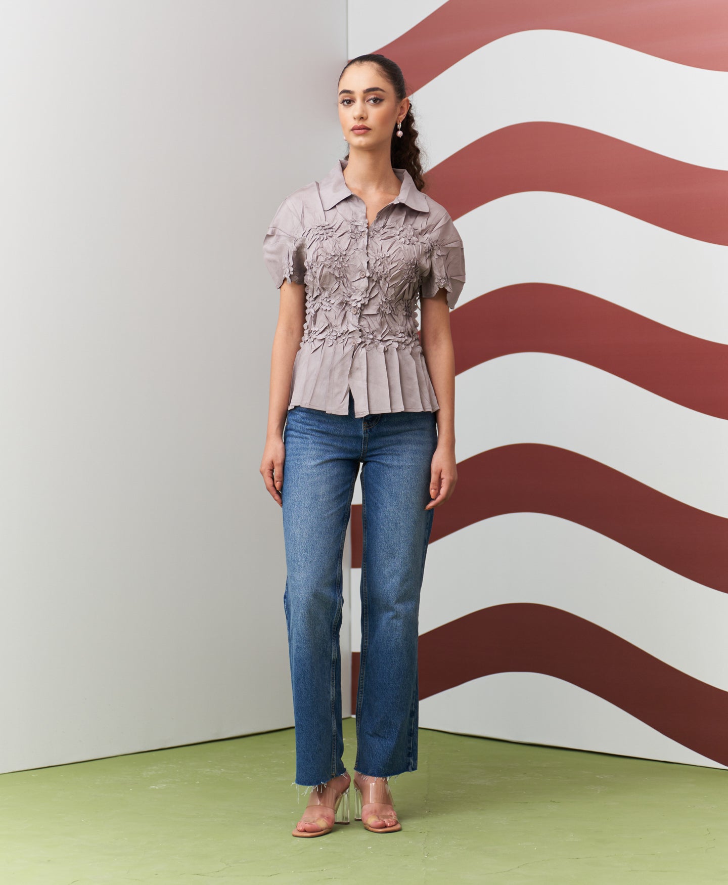 GREY HIRO TOP