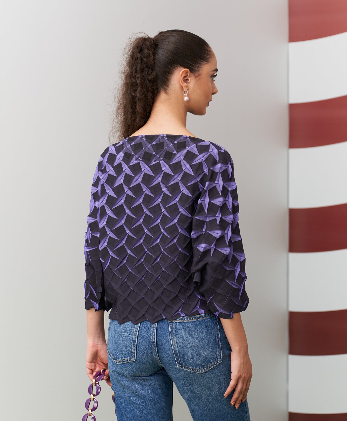 PURPLE CRYSTIA TOP