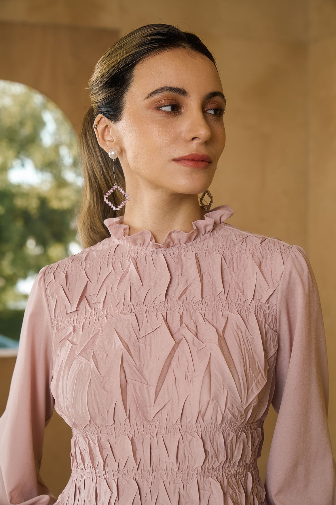 NUDE SAASHAA TEXTURED TOP