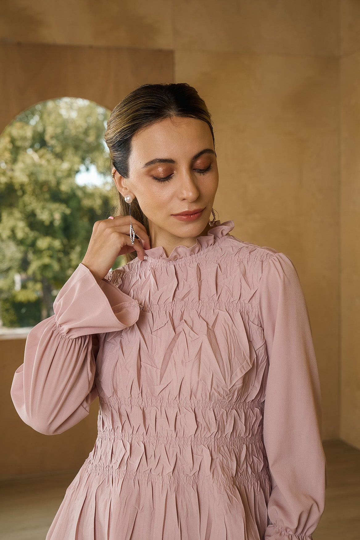 NUDE SAASHAA TEXTURED TOP