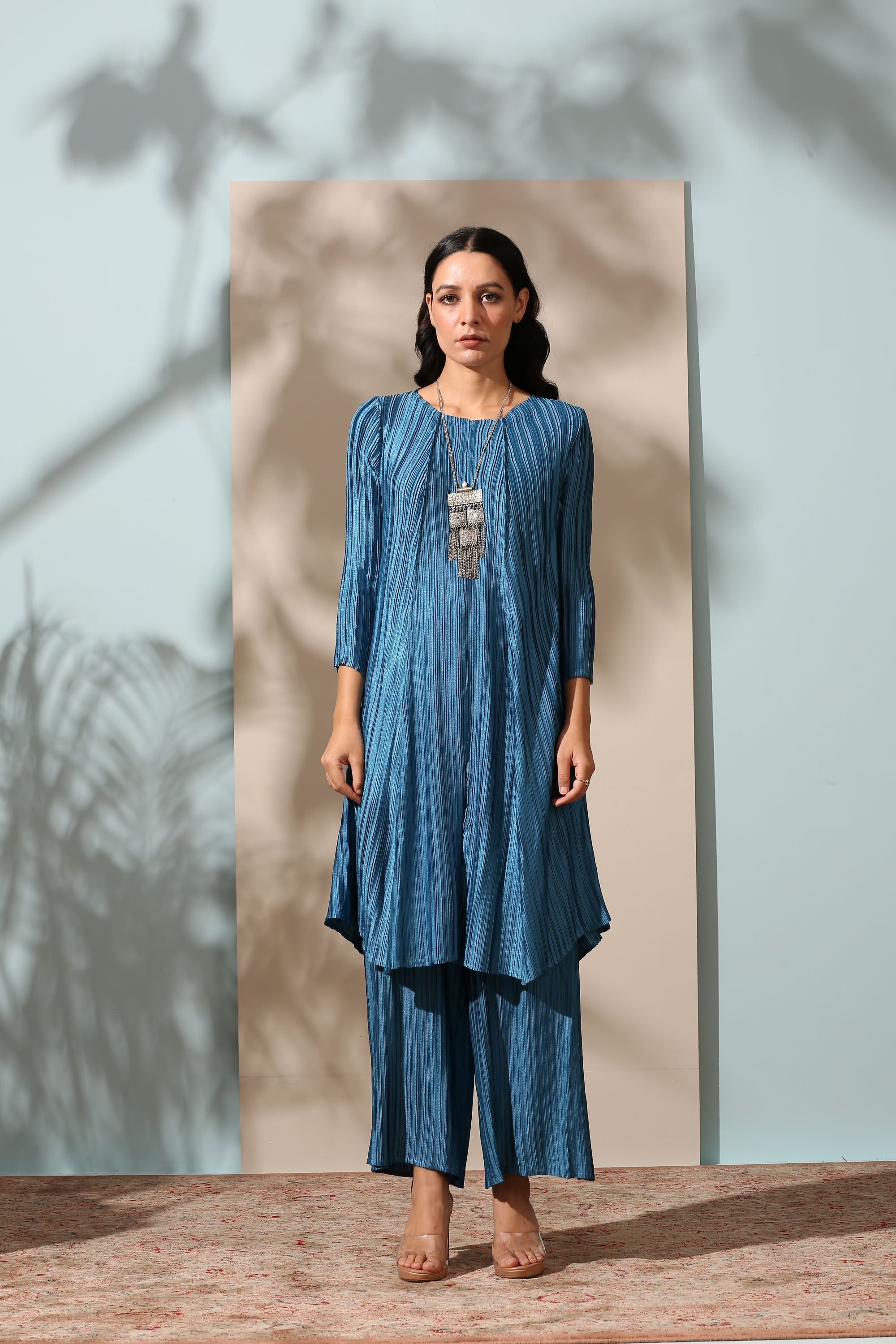 COBALT KURTI SET