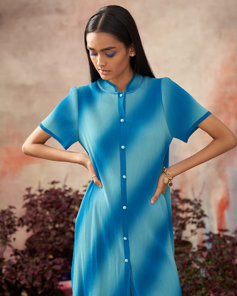 AQUA DIAGONAL GRADIENT COORD SET