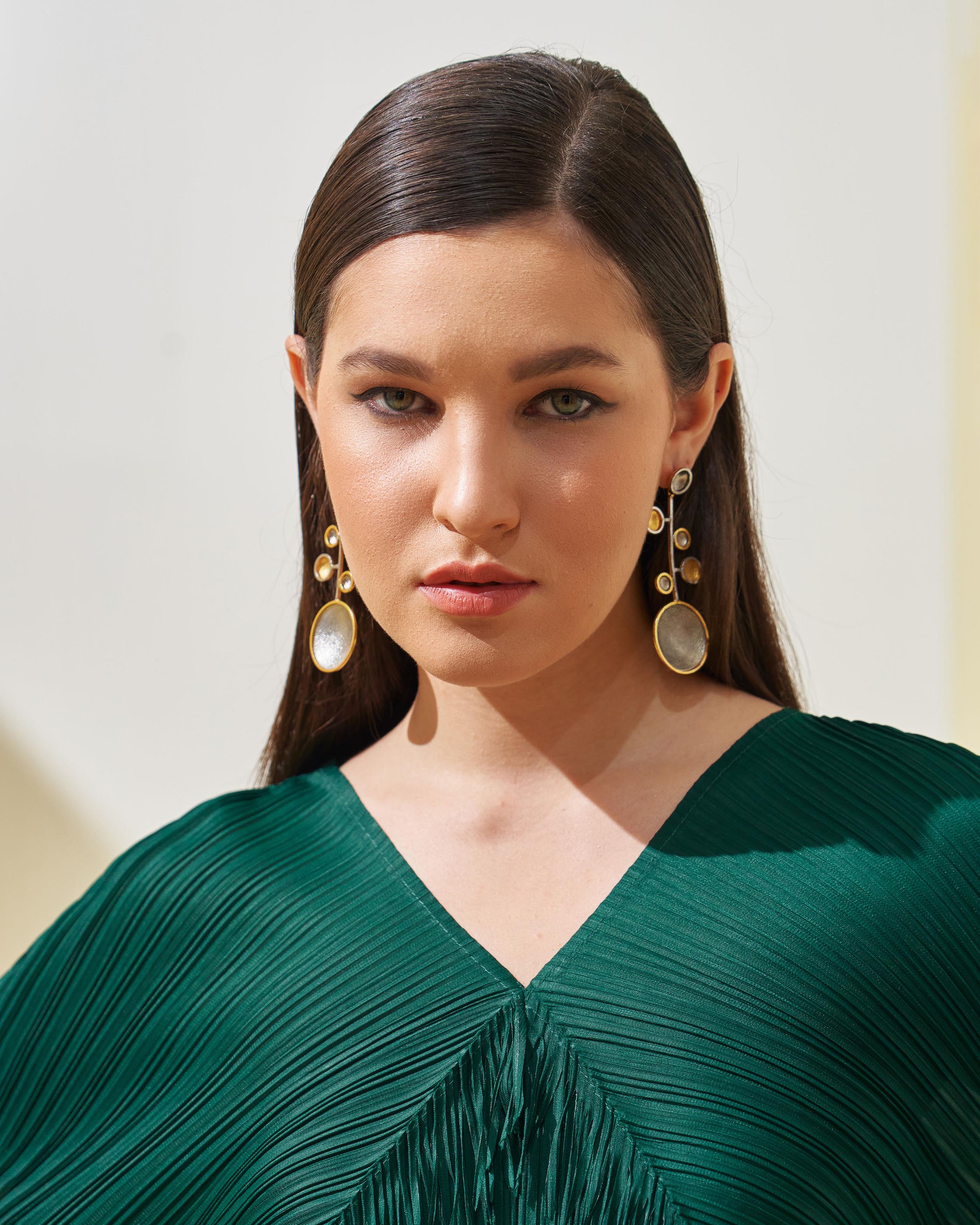 GREEN FRINGE COORD SET