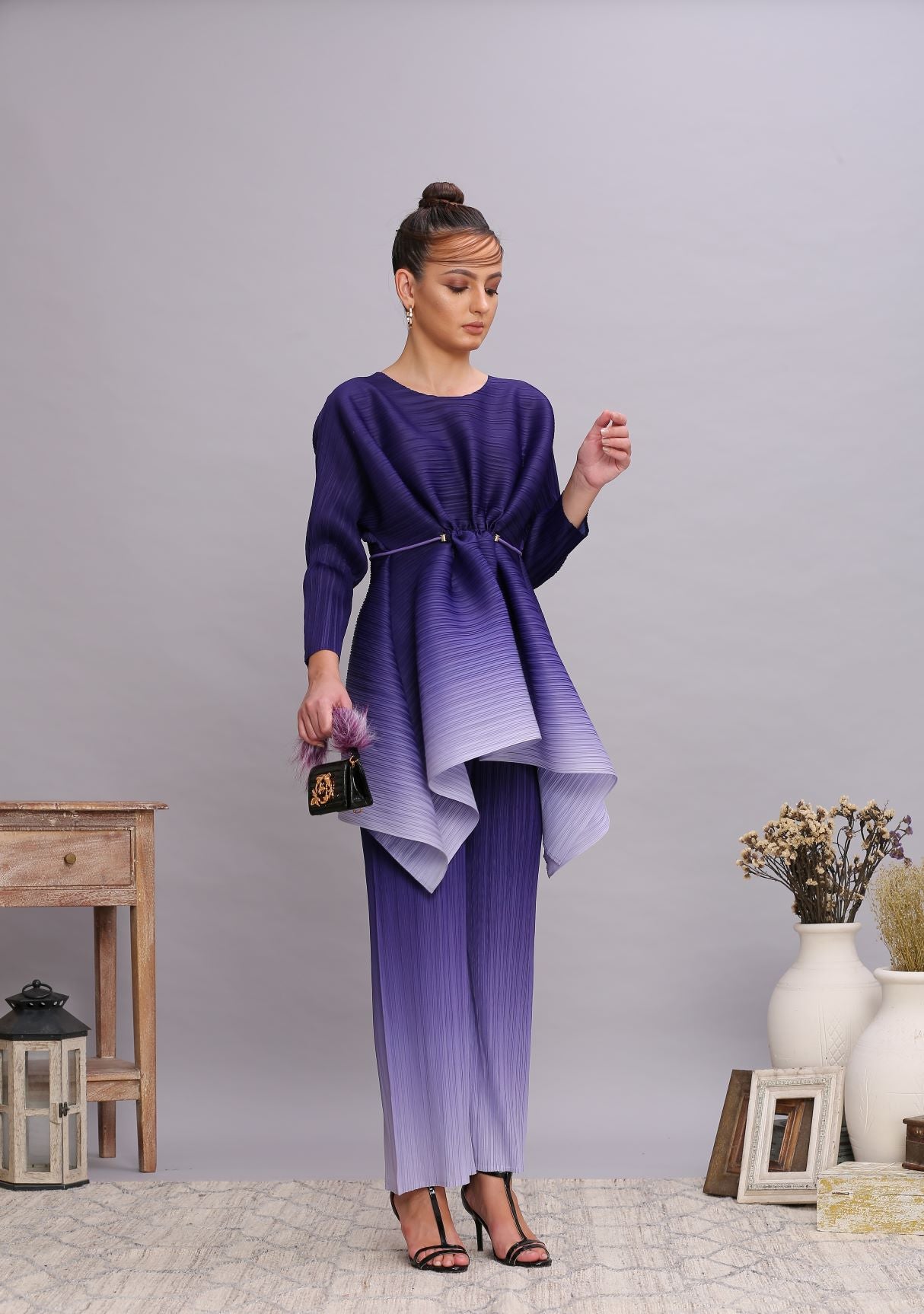 PURPLE OMBRE CO-ORD SET