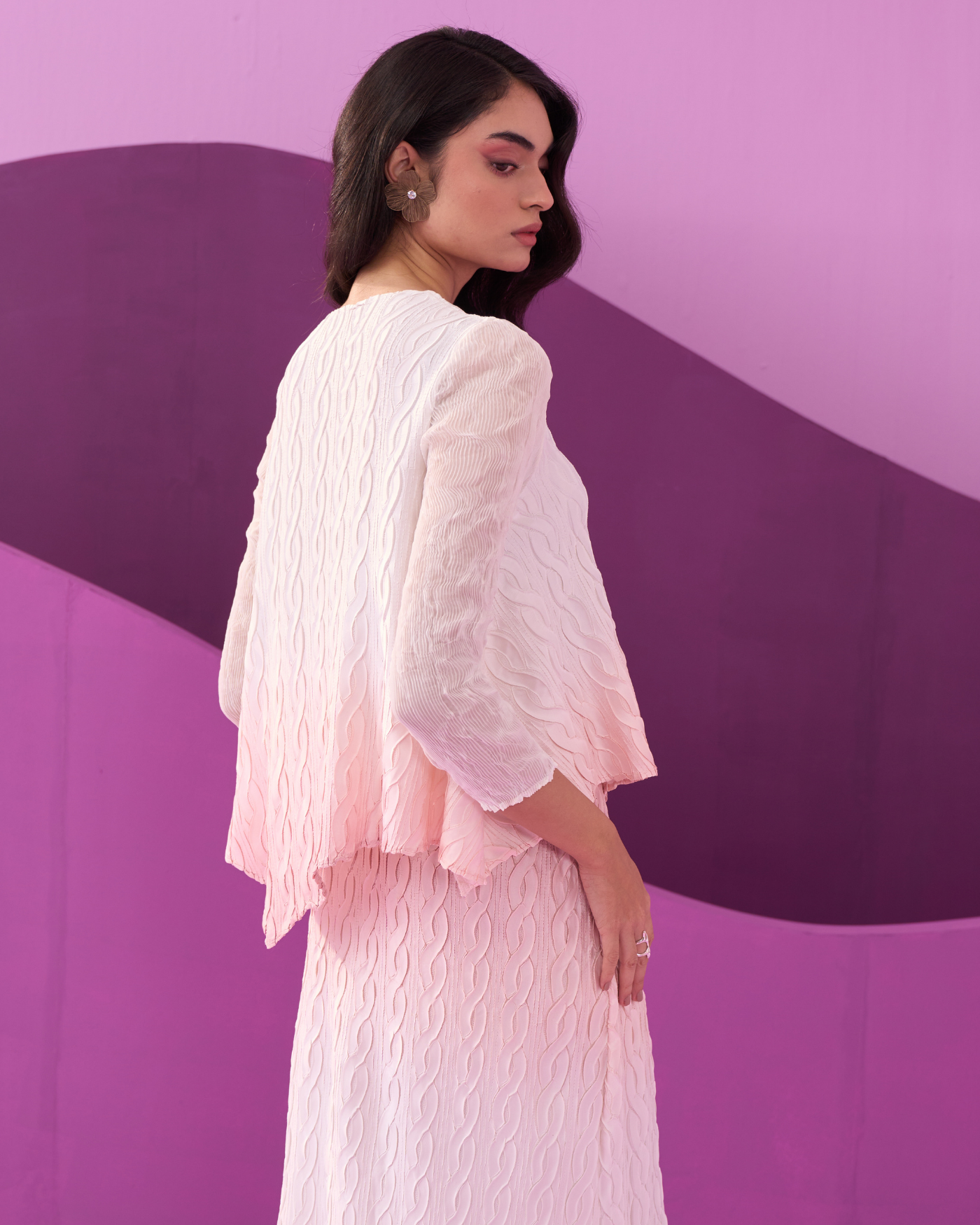 PINK CLAREY SKIRT SET