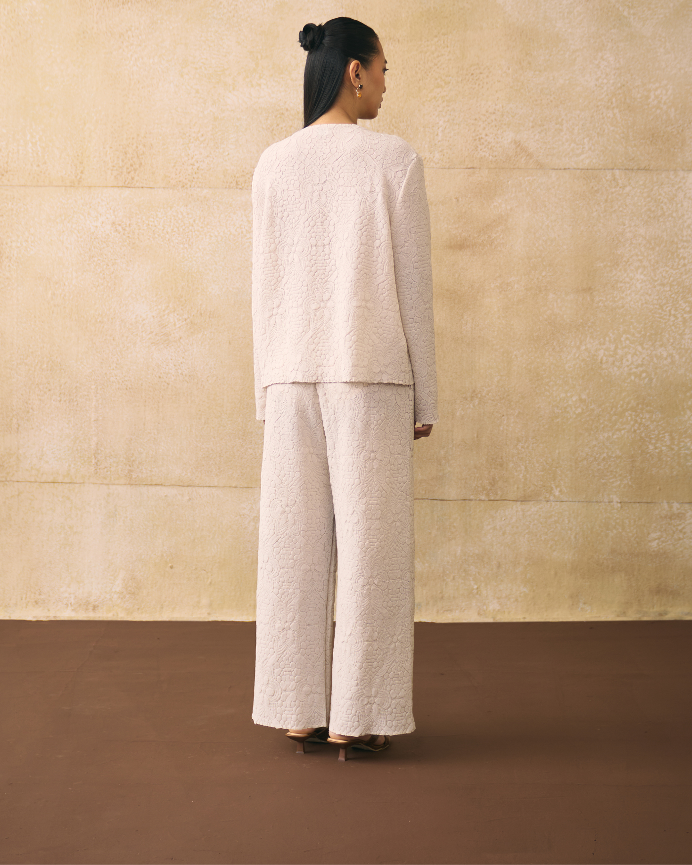 IVORY GANNI COORD SET